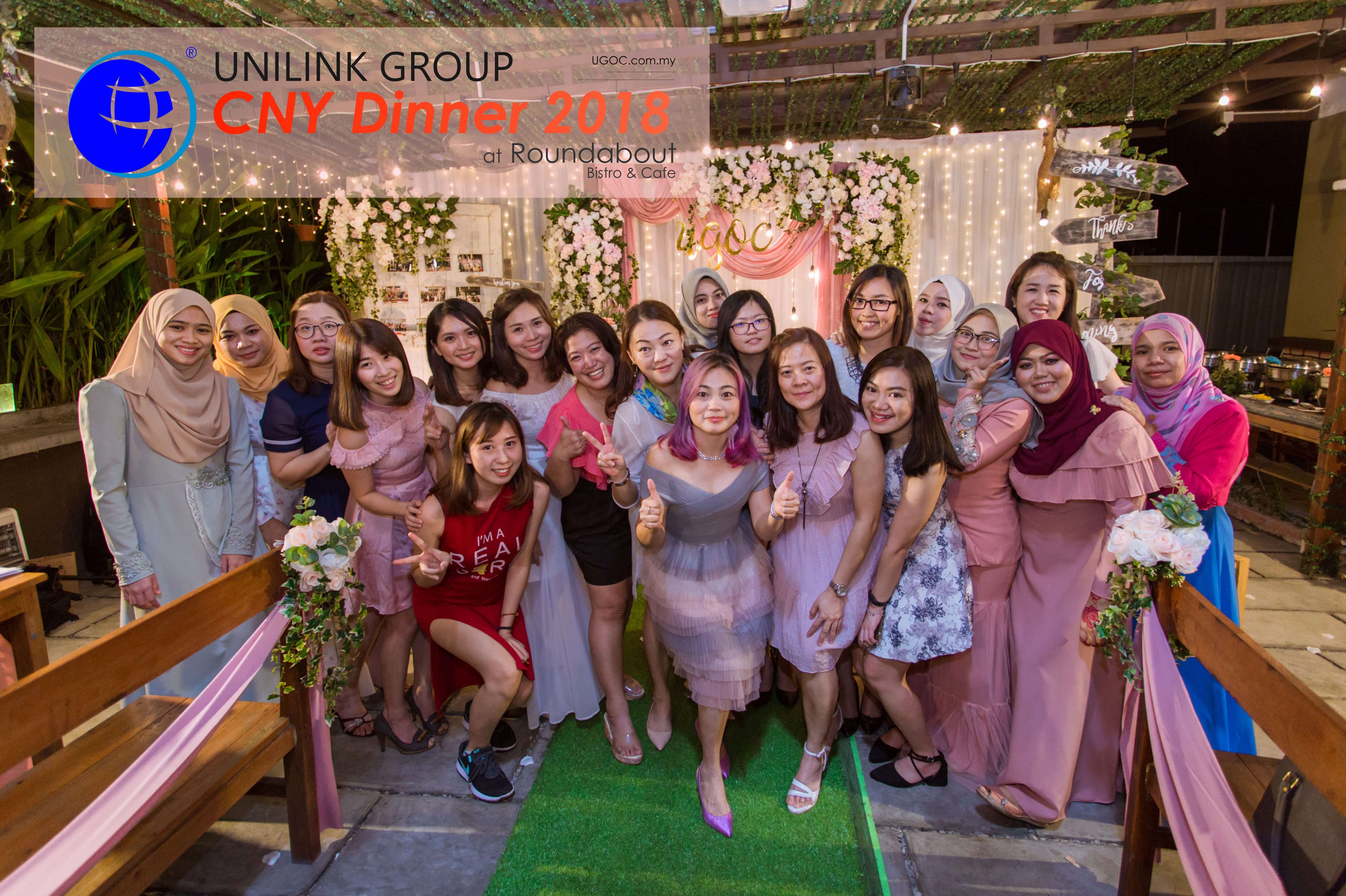 Unilink Group Chinese New Year Dinner 2018 from Agensi Pekerjaan Unilink Prospects Sdn Bhd at Roundabout Bisrto and Cafe 11