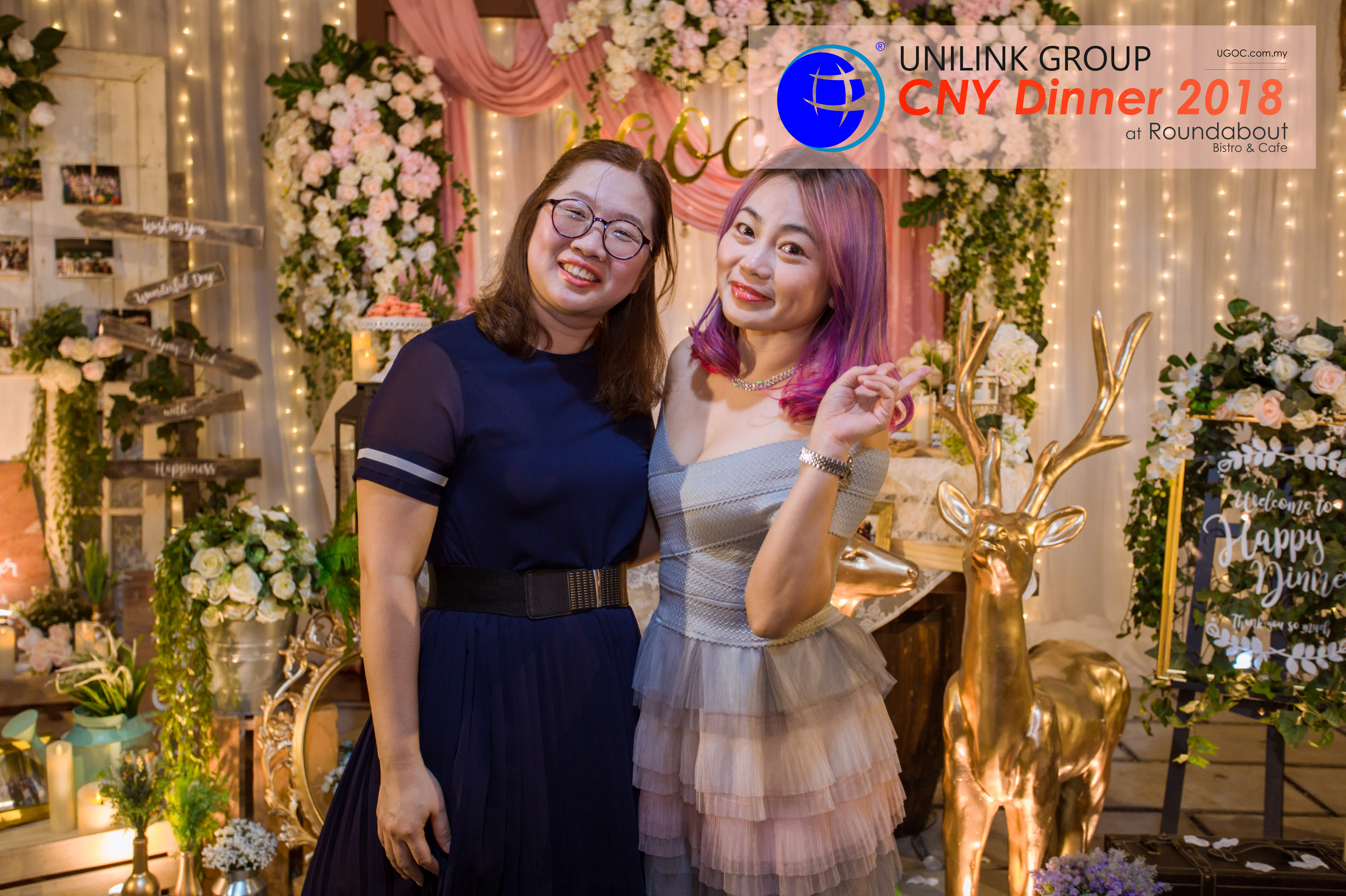 Unilink Group Chinese New Year Dinner 2018 from Agensi Pekerjaan Unilink Prospects Sdn Bhd at Roundabout Bisrto and Cafe 18