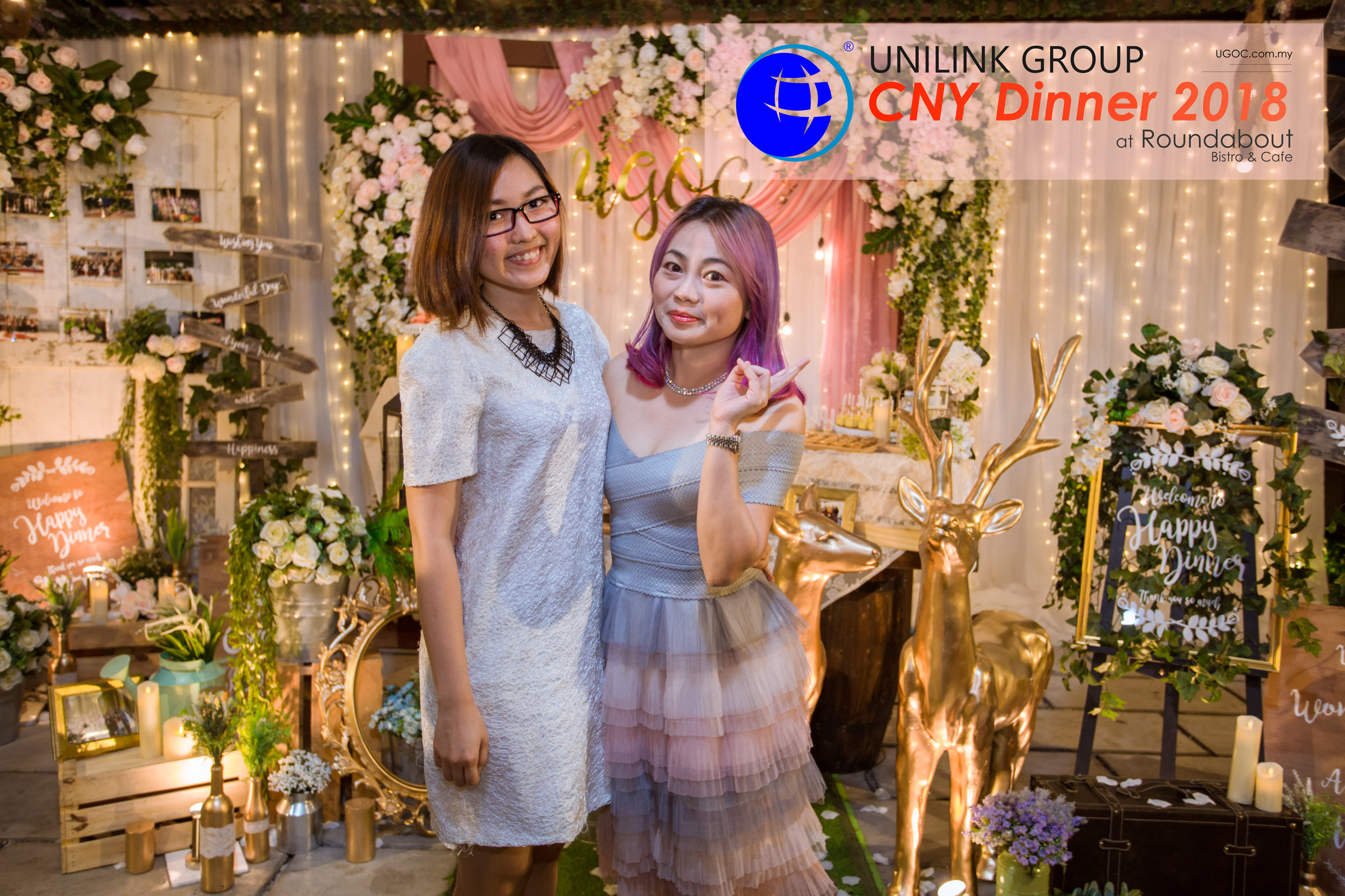 Unilink Group Chinese New Year Dinner 2018 from Agensi Pekerjaan Unilink Prospects Sdn Bhd at Roundabout Bisrto and Cafe 22