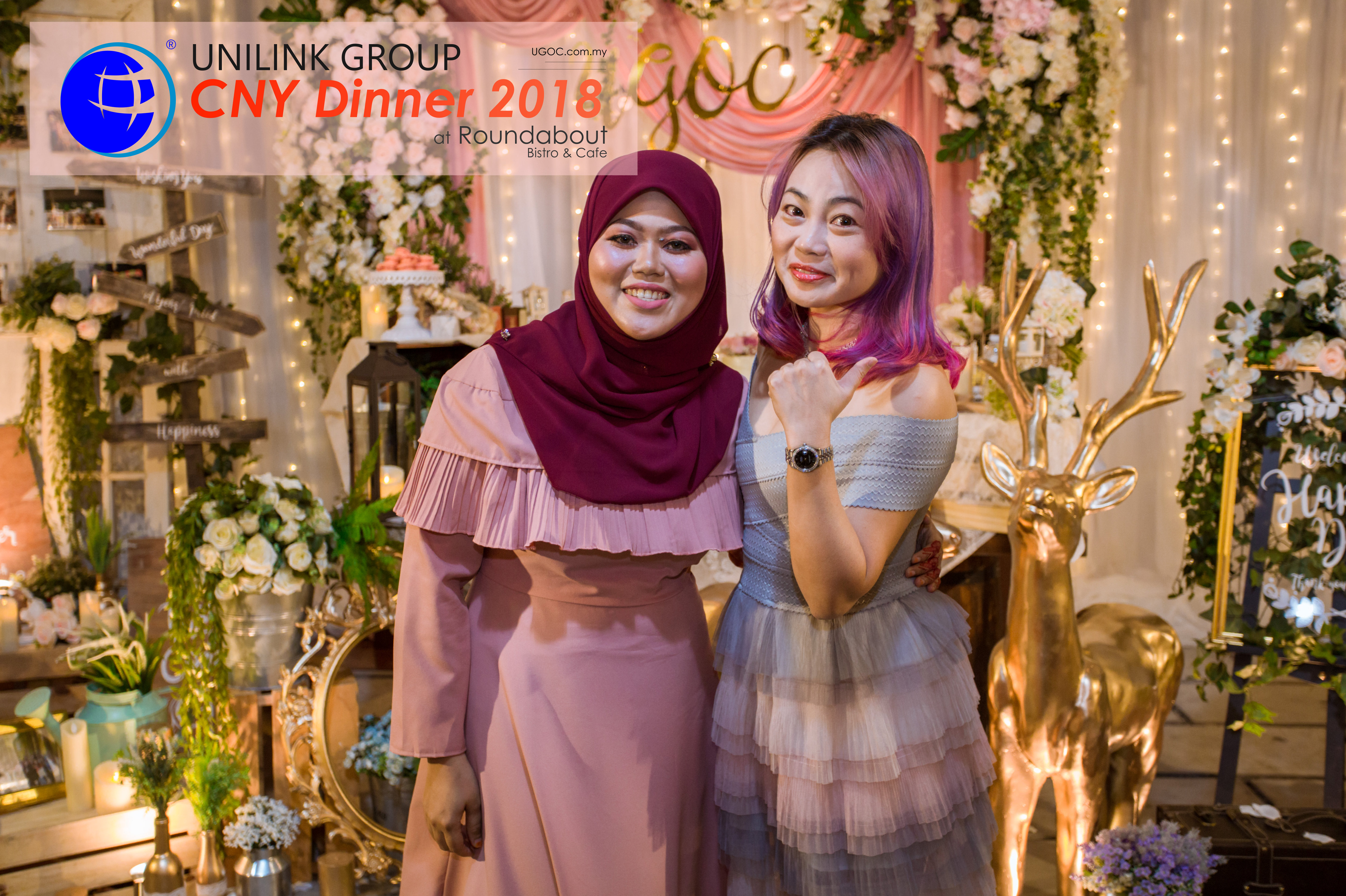 Unilink Group Chinese New Year Dinner 2018 from Agensi Pekerjaan Unilink Prospects Sdn Bhd at Roundabout Bisrto and Cafe 23