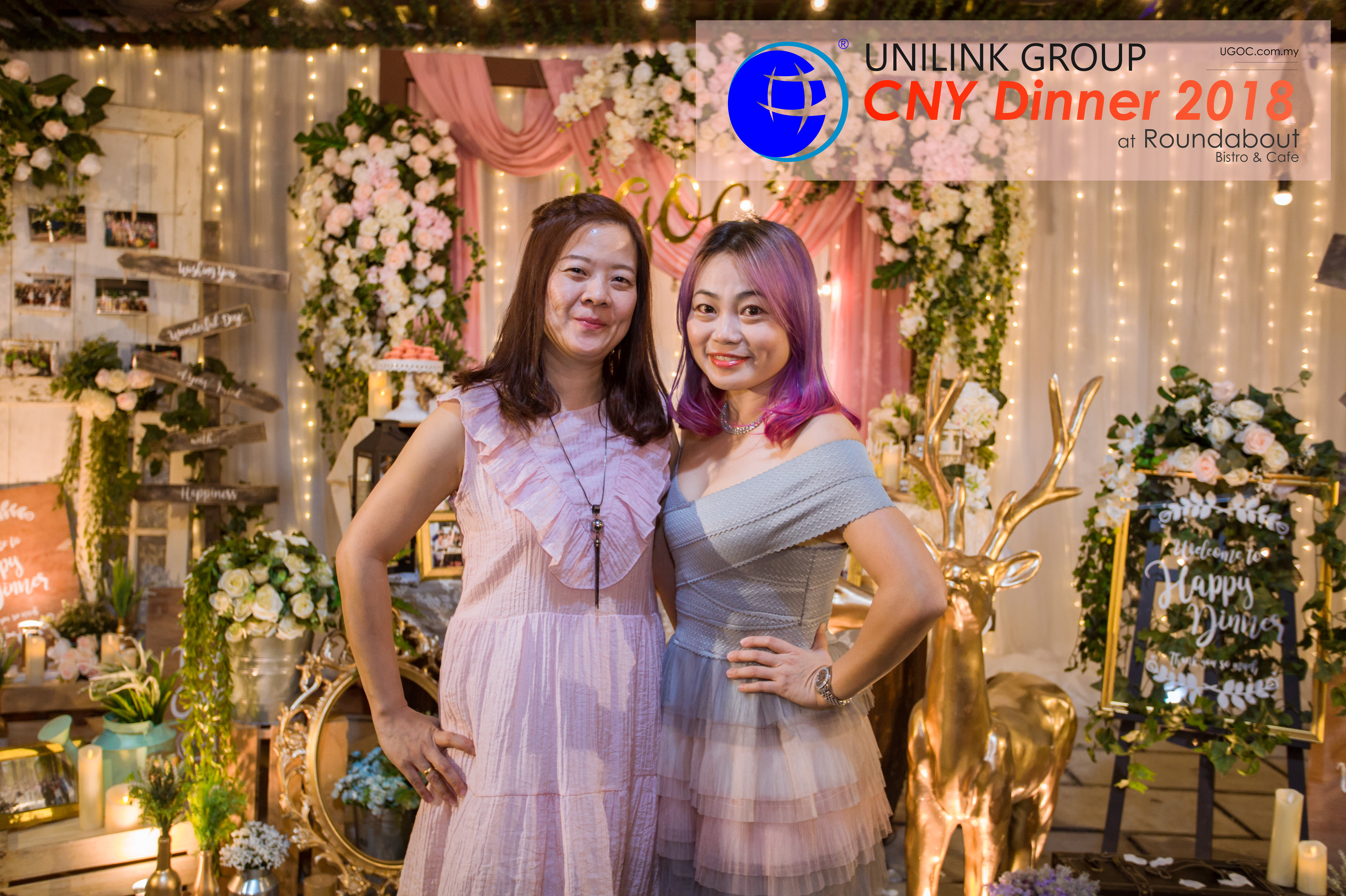 Unilink Group Chinese New Year Dinner 2018 from Agensi Pekerjaan Unilink Prospects Sdn Bhd at Roundabout Bisrto and Cafe 24