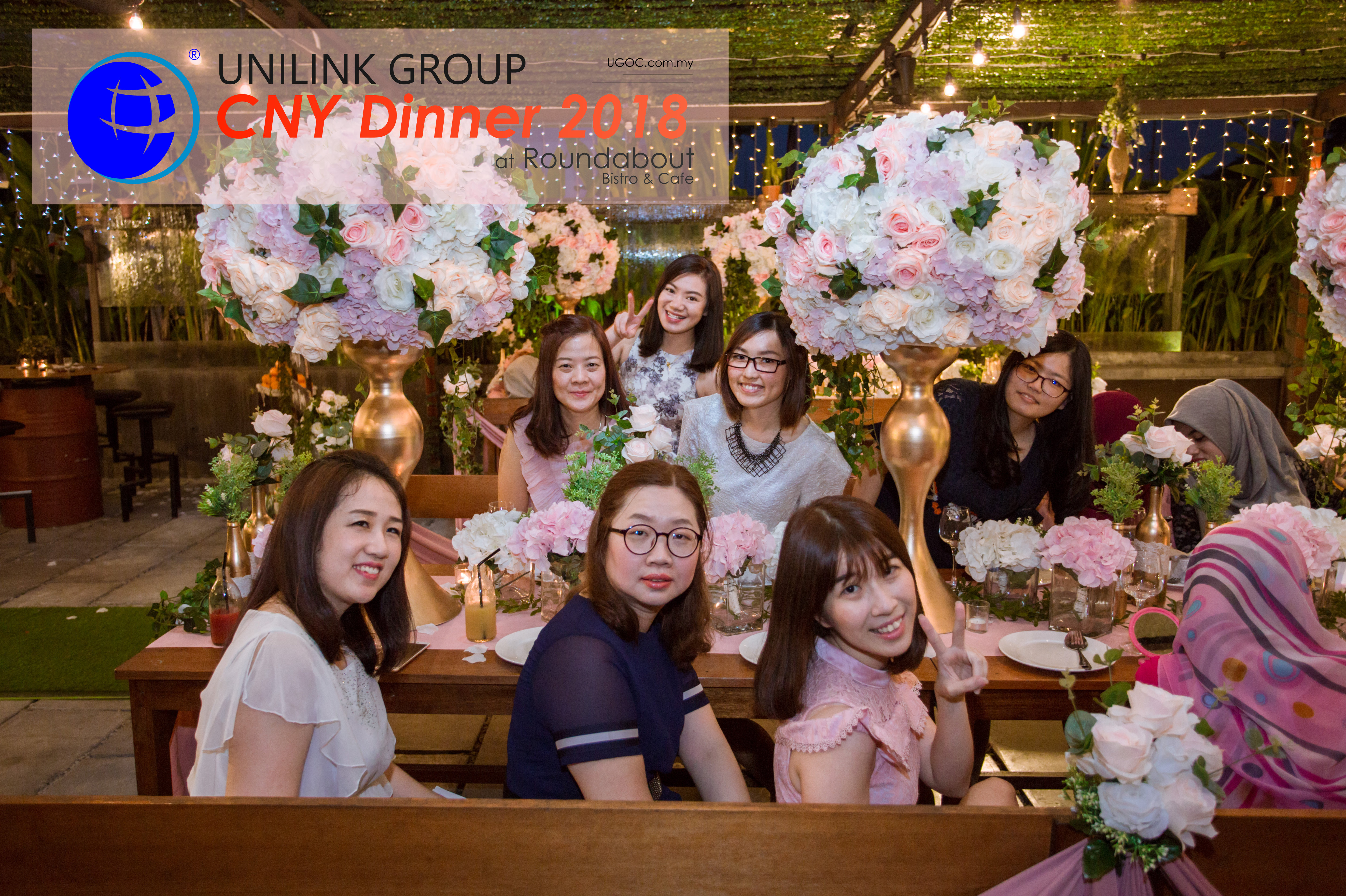 Unilink Group Chinese New Year Dinner 2018 from Agensi Pekerjaan Unilink Prospects Sdn Bhd at Roundabout Bisrto and Cafe 26