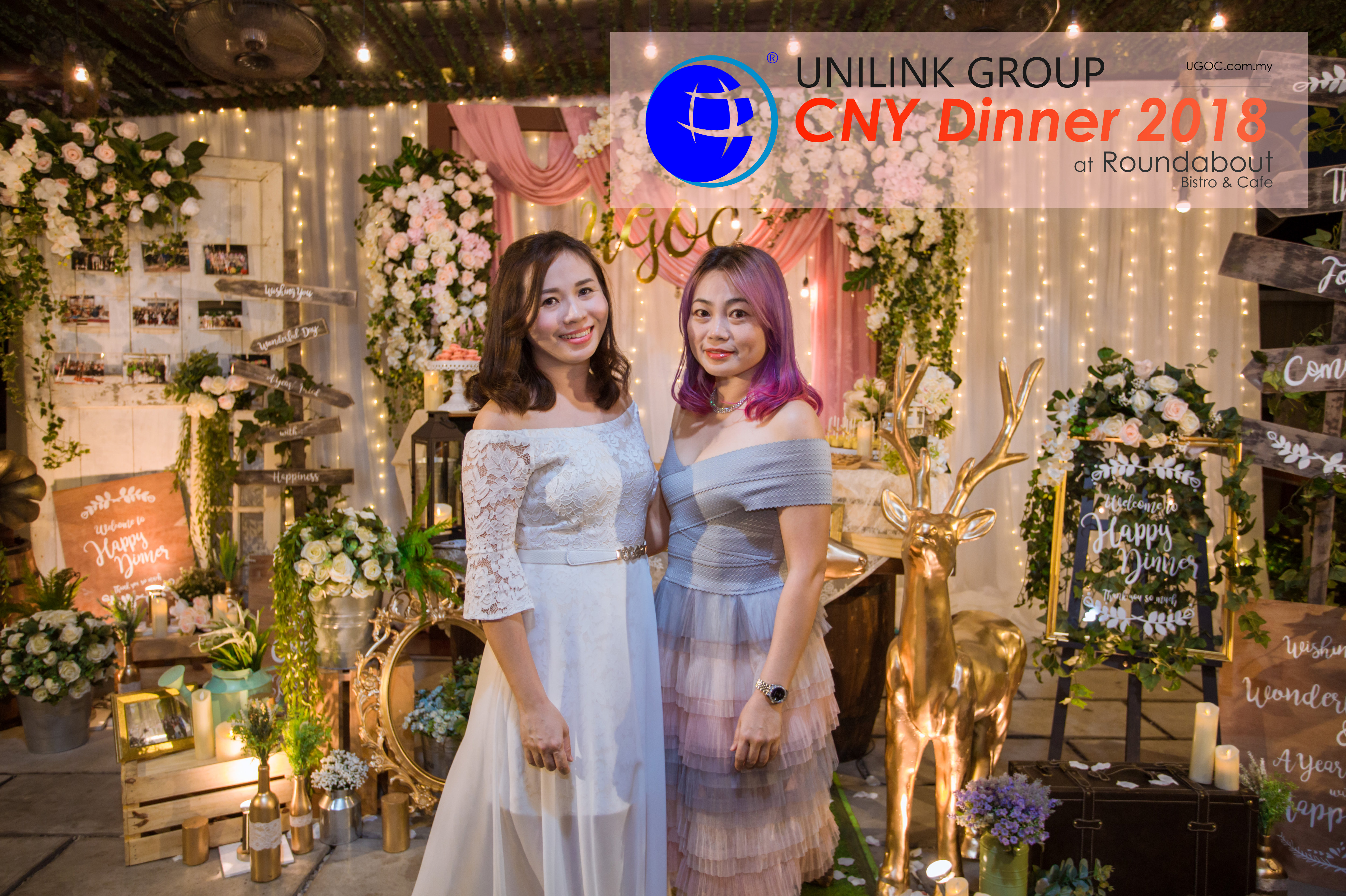 Unilink Group Chinese New Year Dinner 2018 from Agensi Pekerjaan Unilink Prospects Sdn Bhd at Roundabout Bisrto and Cafe 30