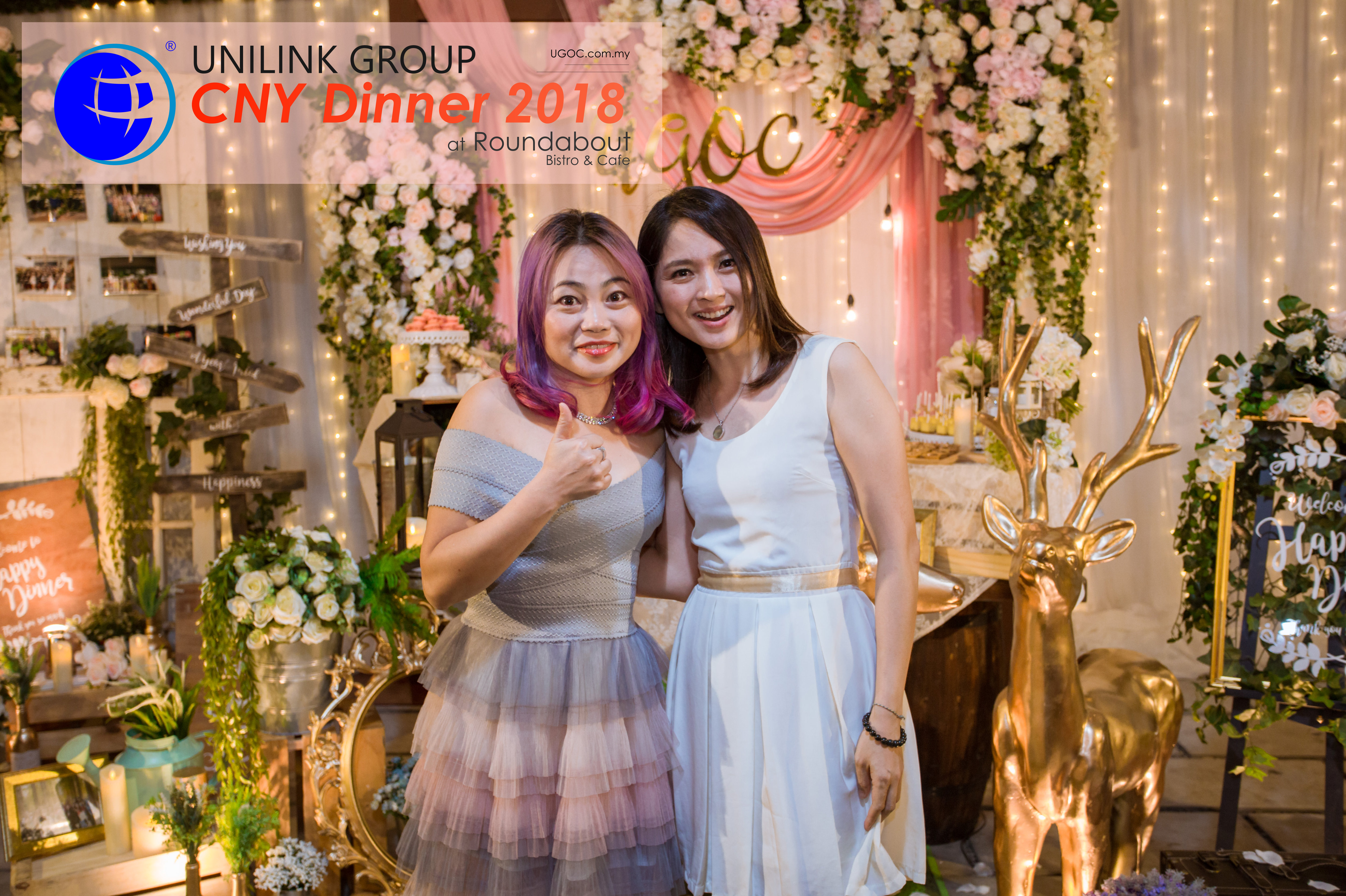 Unilink Group Chinese New Year Dinner 2018 from Agensi Pekerjaan Unilink Prospects Sdn Bhd at Roundabout Bisrto and Cafe 34