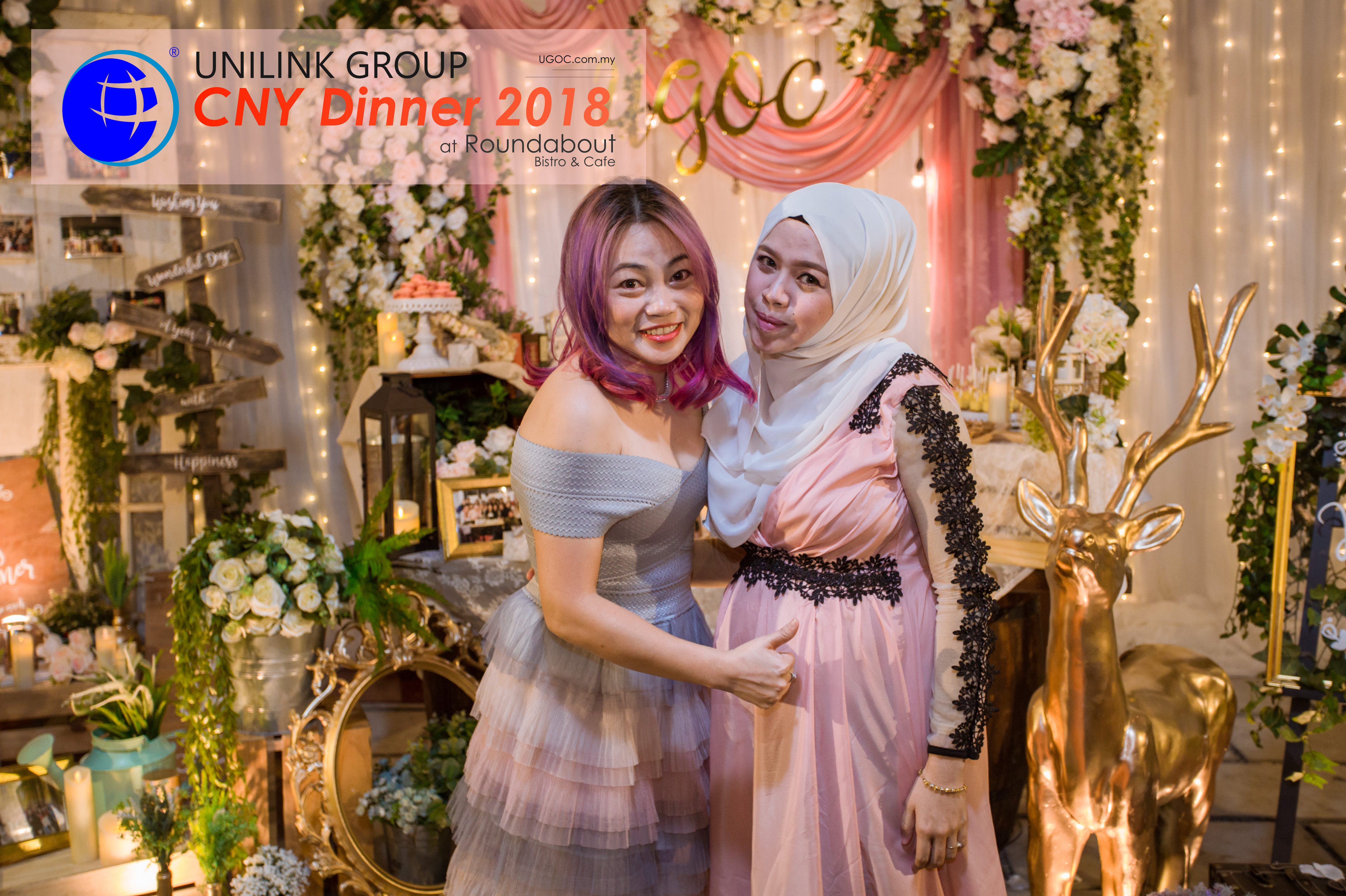 Unilink Group Chinese New Year Dinner 2018 from Agensi Pekerjaan Unilink Prospects Sdn Bhd at Roundabout Bisrto and Cafe 35