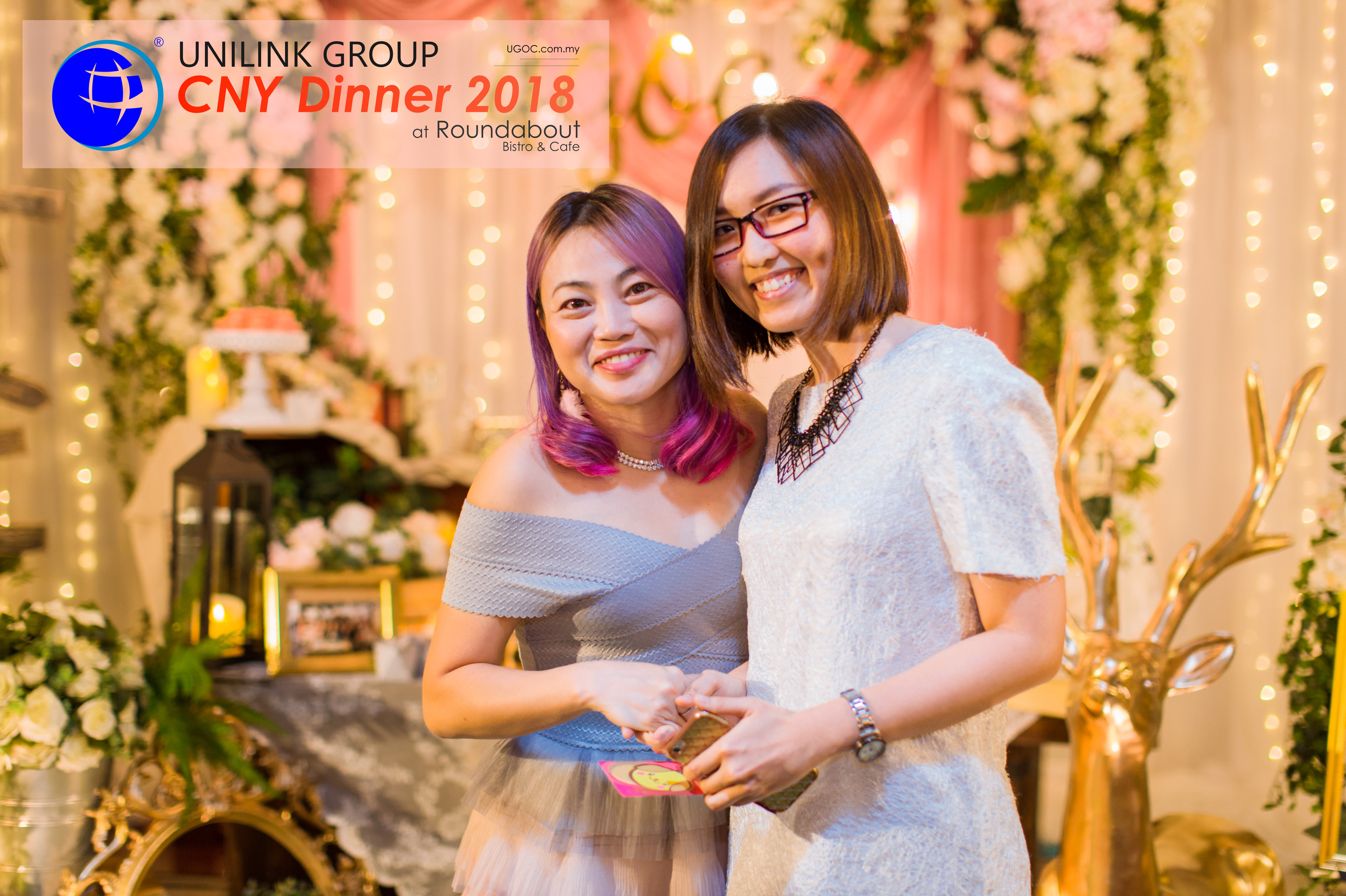 Unilink Group Chinese New Year Dinner 2018 from Agensi Pekerjaan Unilink Prospects Sdn Bhd at Roundabout Bisrto and Cafe 39