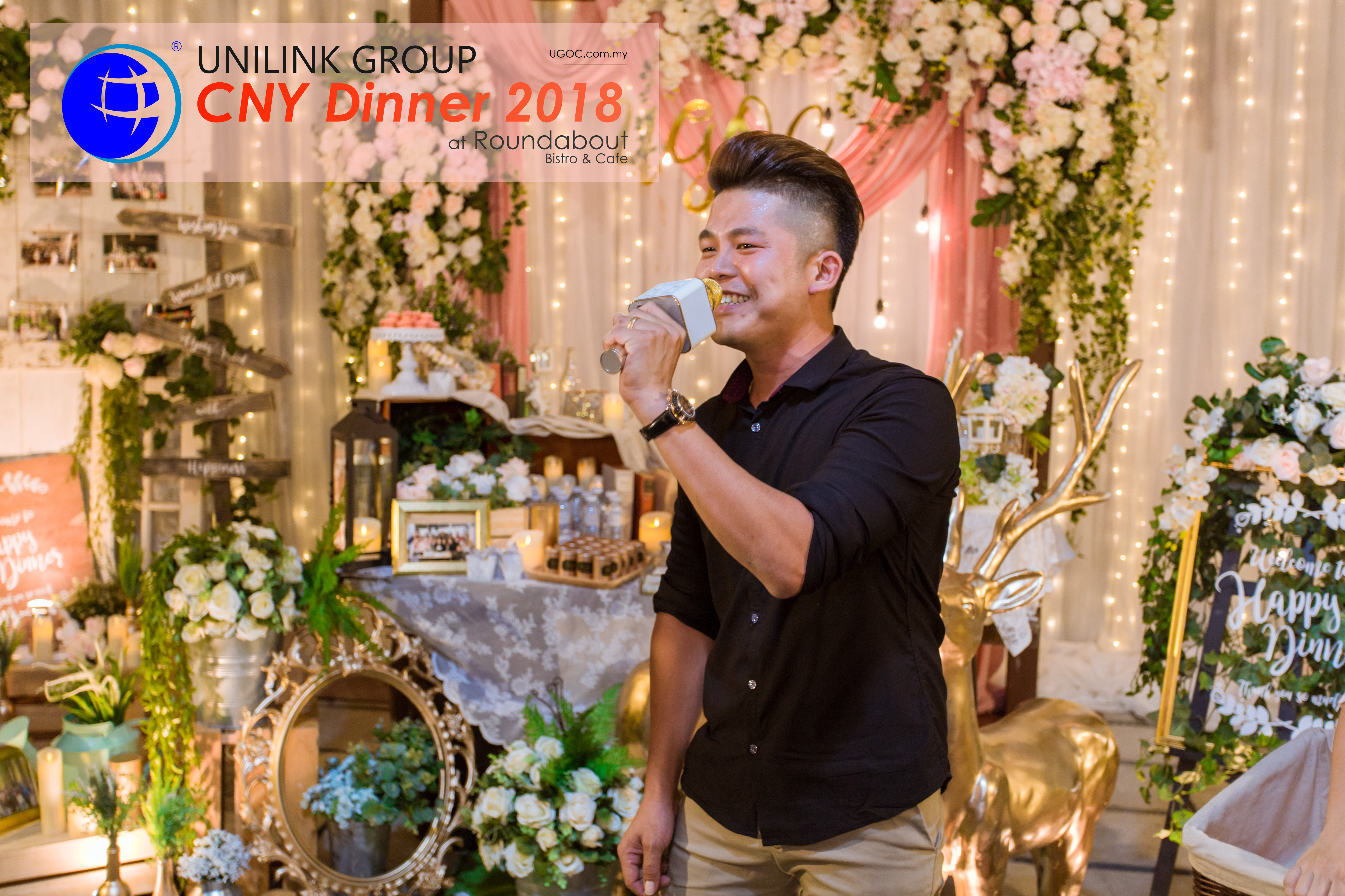 Unilink Group Chinese New Year Dinner 2018 from Agensi Pekerjaan Unilink Prospects Sdn Bhd at Roundabout Bisrto and Cafe 45