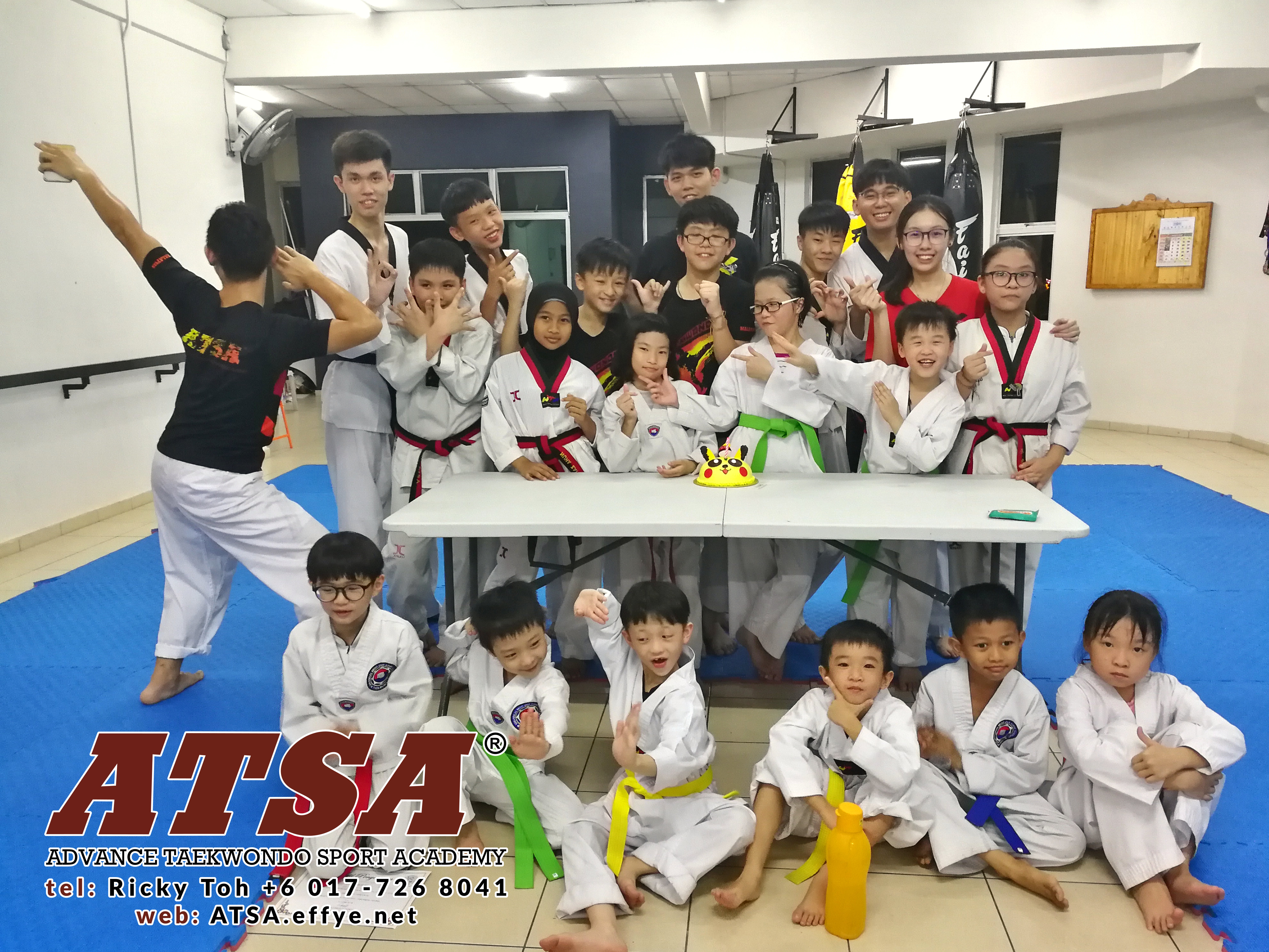 Batu Pahat Sports Ricky Toh Advance Taekwondo Sport Academy ATSA Education Martial Art Self Defence Fitness Poomdae Sparring Kyorugi Batu Pahat Johor Malaysia A02-02
