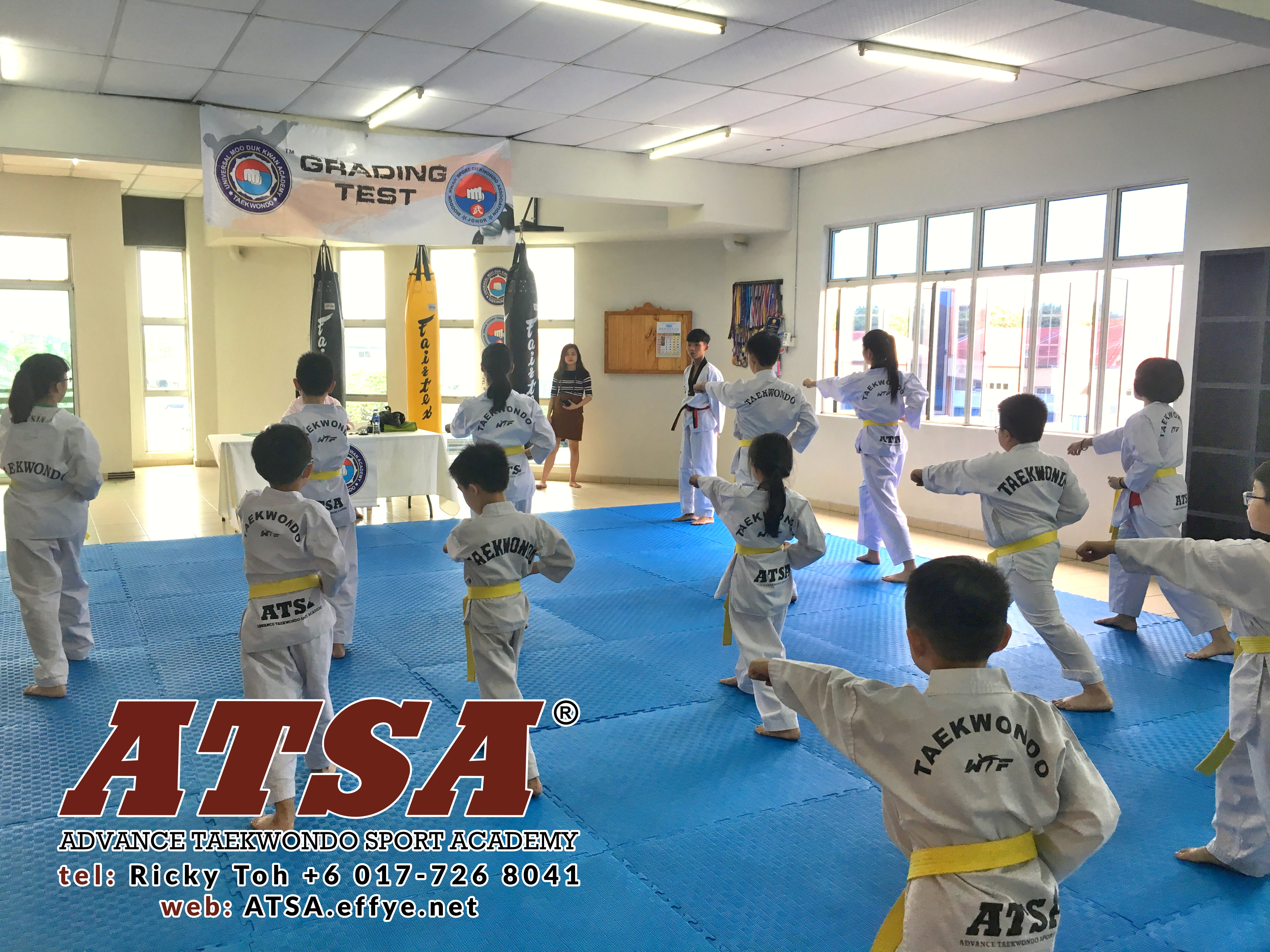 Batu Pahat Sports Ricky Toh Advance Taekwondo Sport Academy ATSA Education Martial Art Self Defence Fitness Poomdae Sparring Kyorugi Batu Pahat Johor Malaysia A02-04