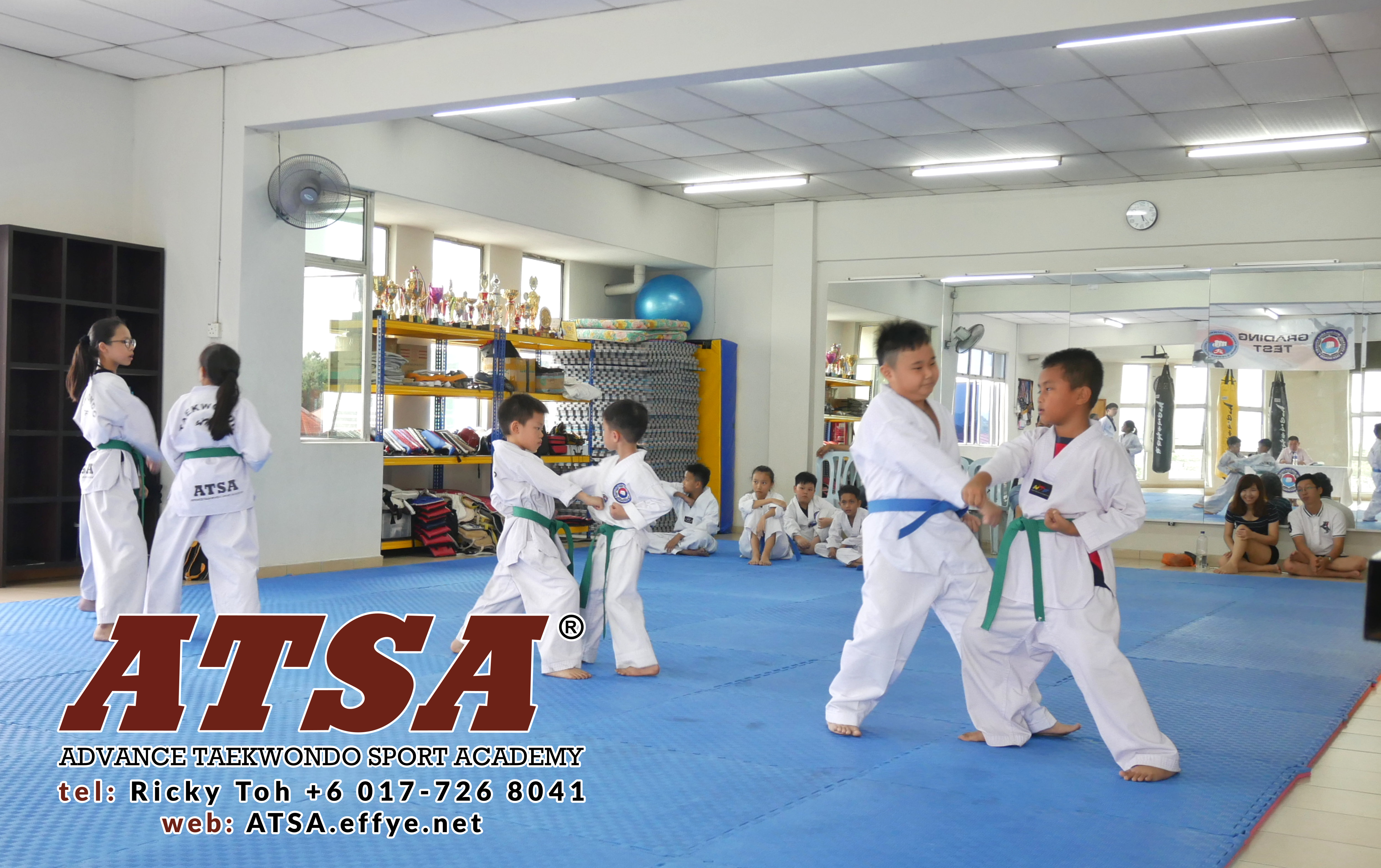 Batu Pahat Sports Ricky Toh Advance Taekwondo Sport Academy ATSA Education Martial Art Self Defence Fitness Poomdae Sparring Kyorugi Batu Pahat Johor Malaysia A02-06