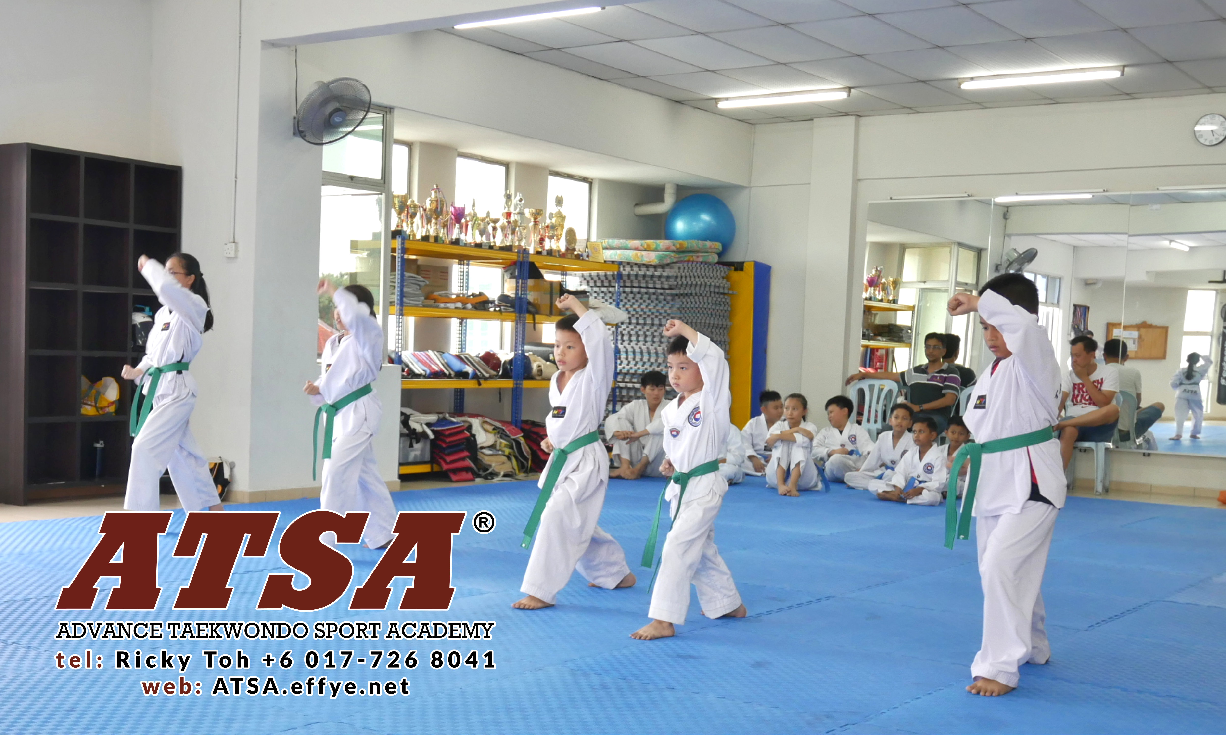 Batu Pahat Sports Ricky Toh Advance Taekwondo Sport Academy ATSA Education Martial Art Self Defence Fitness Poomdae Sparring Kyorugi Batu Pahat Johor Malaysia A02-07