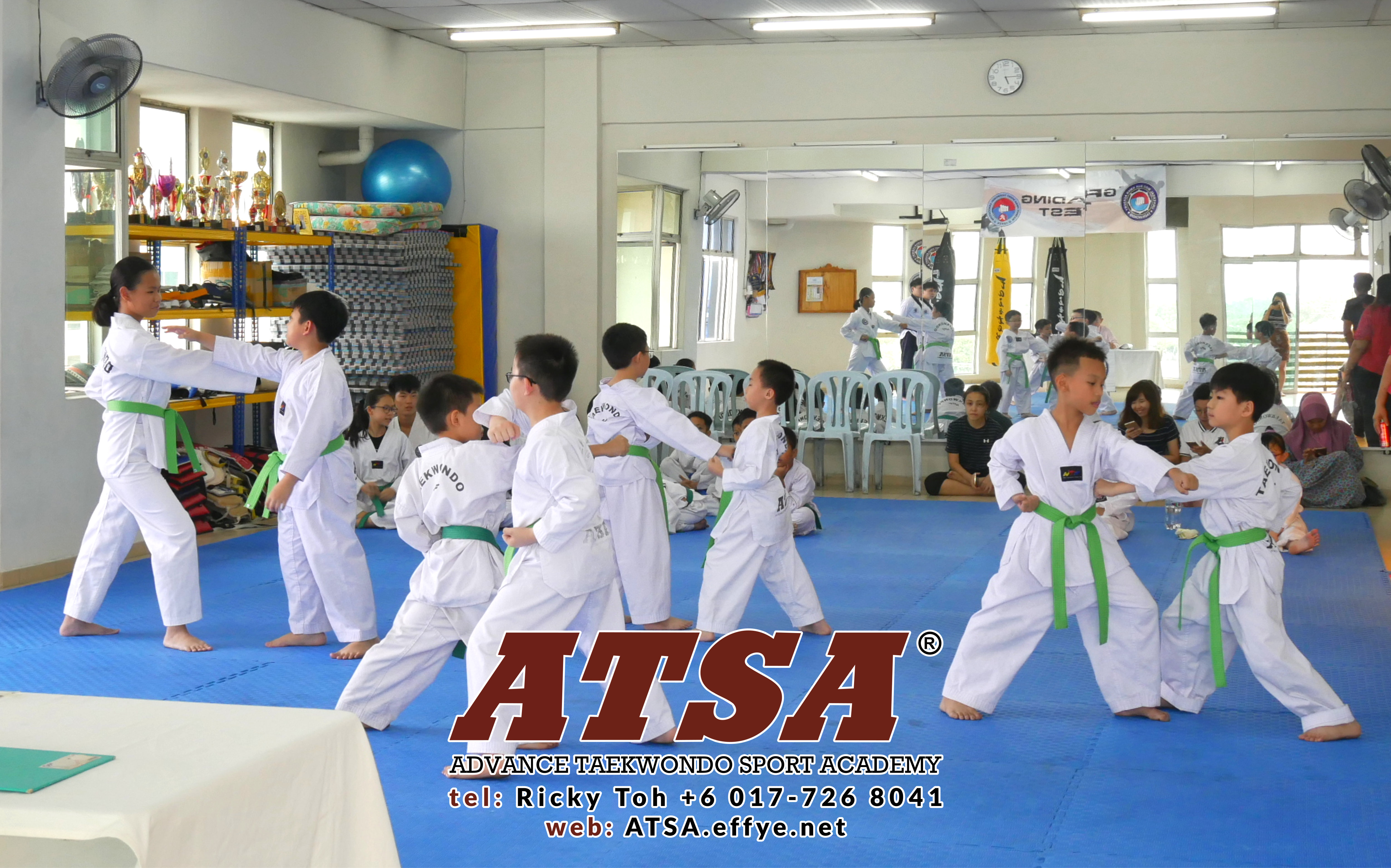 Batu Pahat Sports Ricky Toh Advance Taekwondo Sport Academy ATSA Education Martial Art Self Defence Fitness Poomdae Sparring Kyorugi Batu Pahat Johor Malaysia A02-09