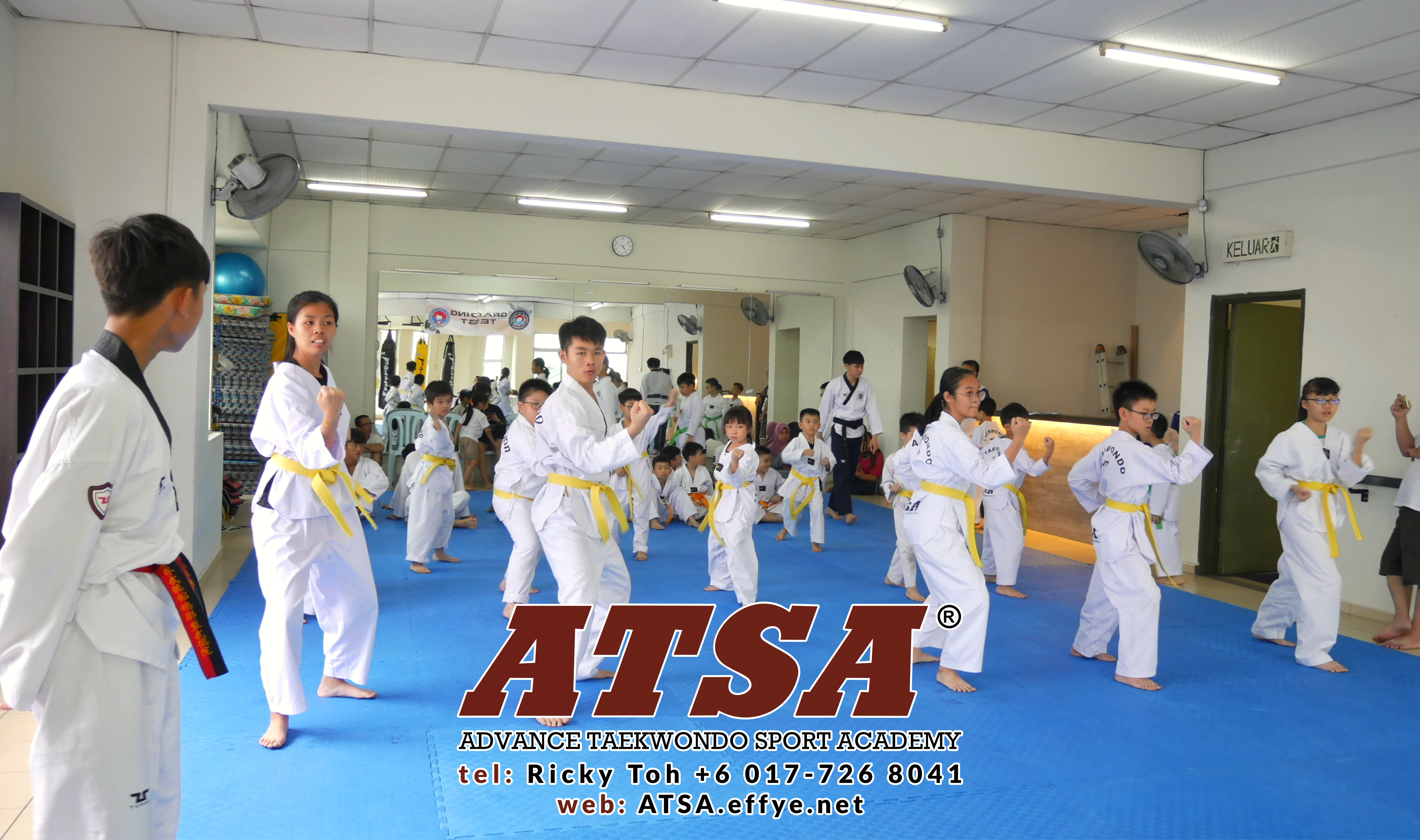 Batu Pahat Sports Ricky Toh Advance Taekwondo Sport Academy ATSA Education Martial Art Self Defence Fitness Poomdae Sparring Kyorugi Batu Pahat Johor Malaysia A02-10