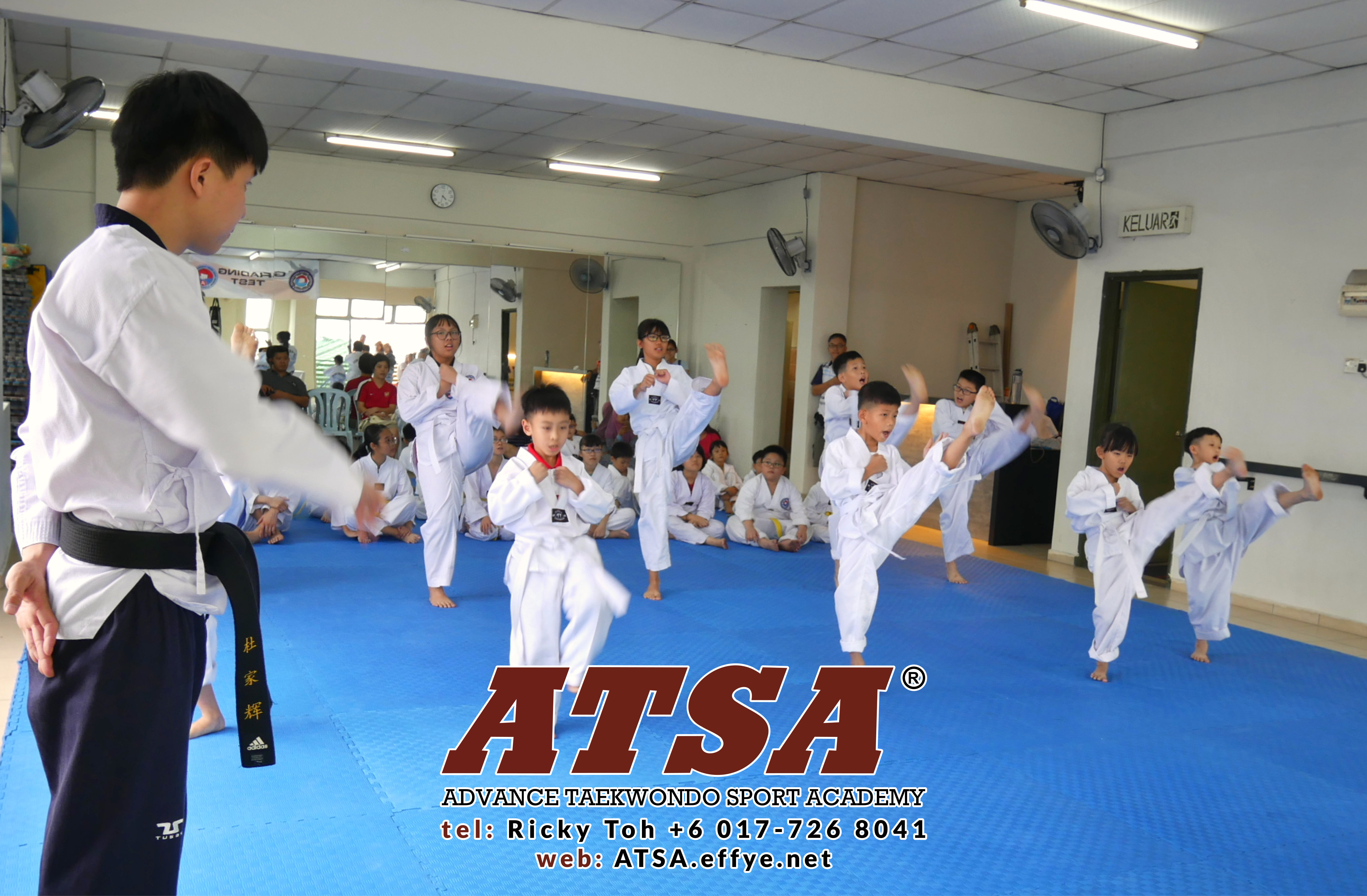 Batu Pahat Sports Ricky Toh Advance Taekwondo Sport Academy ATSA Education Martial Art Self Defence Fitness Poomdae Sparring Kyorugi Batu Pahat Johor Malaysia A02-13