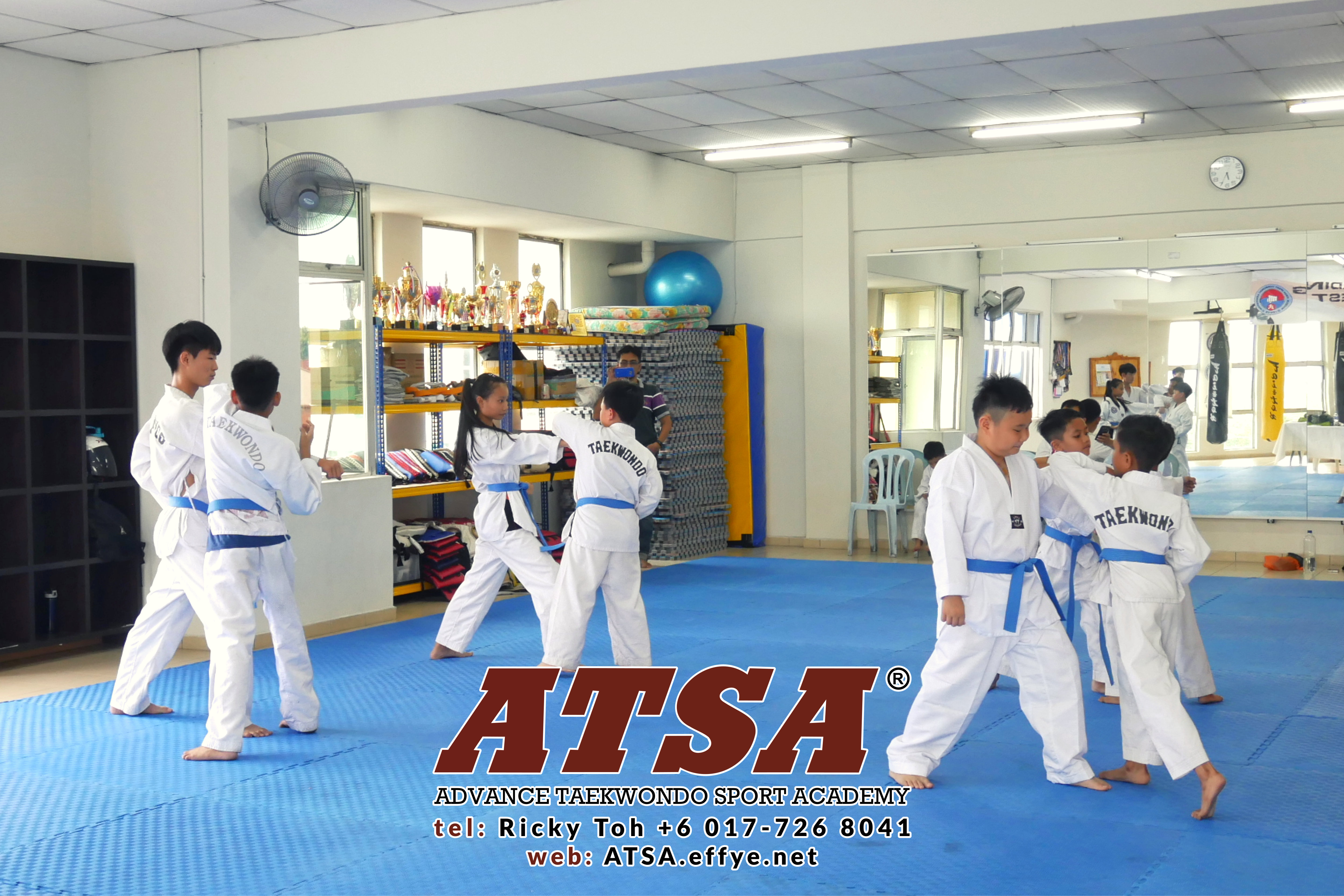 Batu Pahat Sports Ricky Toh Advance Taekwondo Sport Academy ATSA Education Martial Art Self Defence Fitness Poomdae Sparring Kyorugi Batu Pahat Johor Malaysia A02-25
