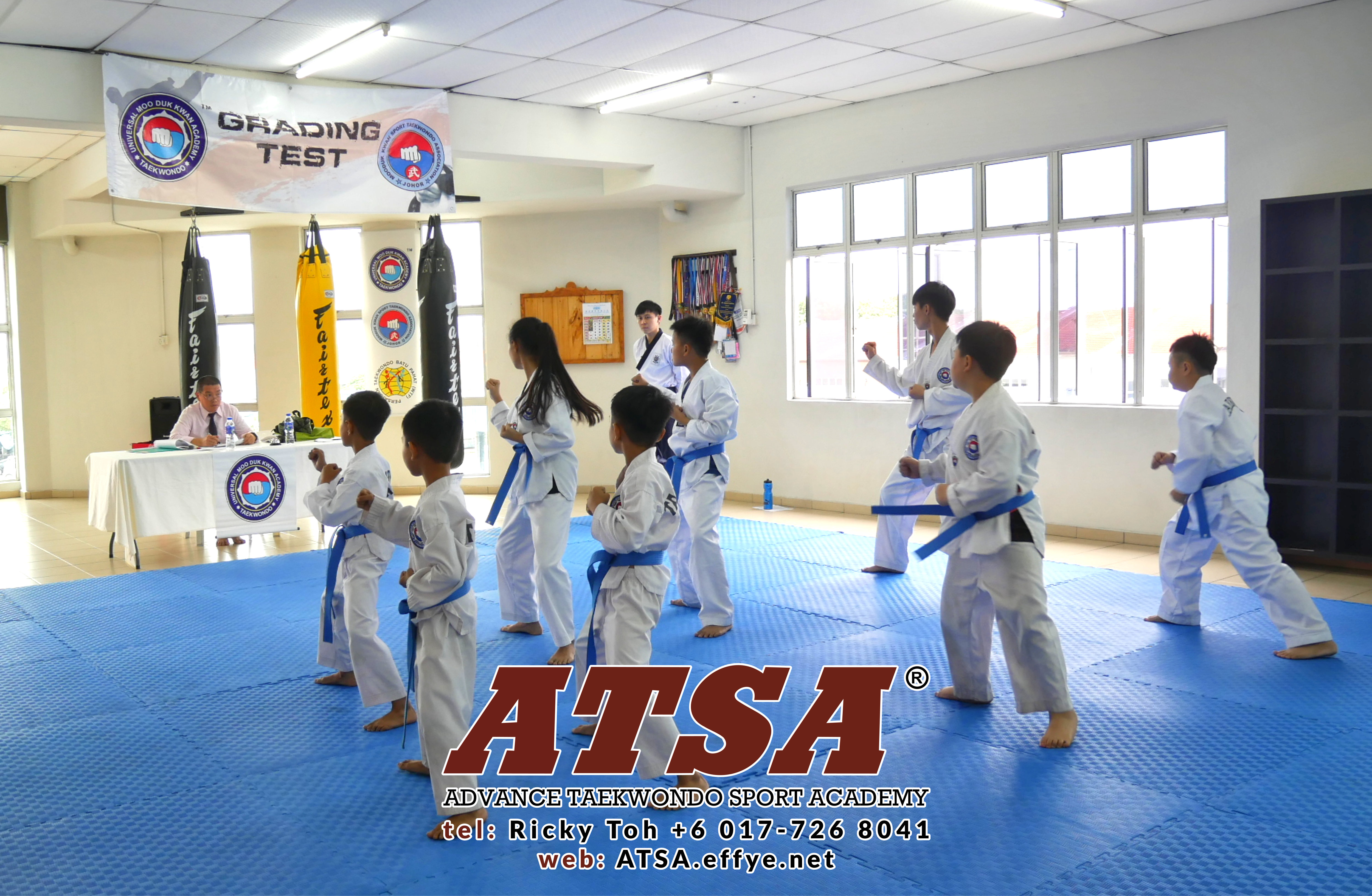 Batu Pahat Sports Ricky Toh Advance Taekwondo Sport Academy ATSA Education Martial Art Self Defence Fitness Poomdae Sparring Kyorugi Batu Pahat Johor Malaysia A02-26