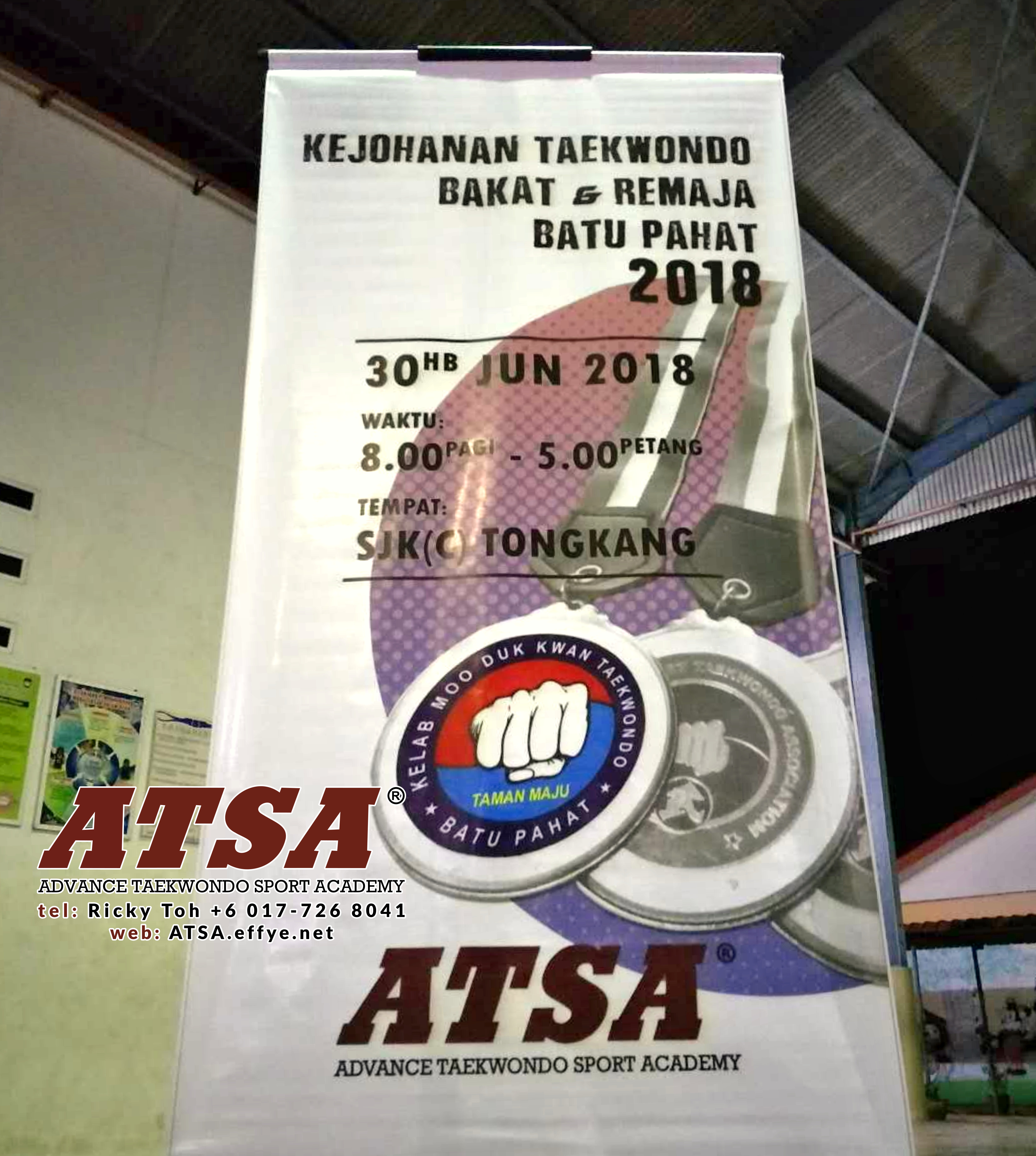 Batu Pahat Sports Ricky Toh Advance Taekwondo Sport Academy ATSA Education Martial Art Self Defence Fitness Poomdae Sparring Kyorugi Batu Pahat Johor Malaysia A02-29