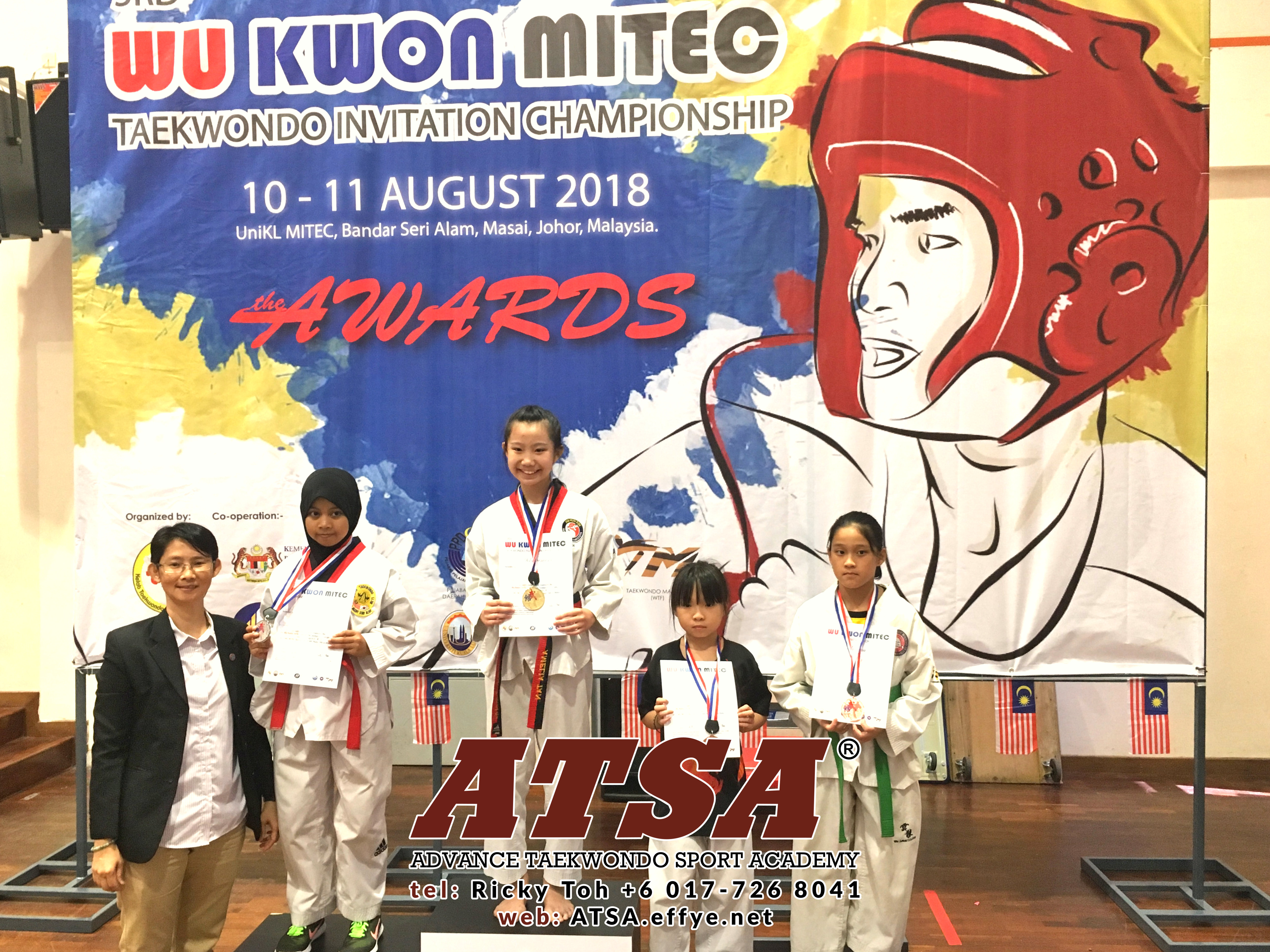 Batu Pahat Sports Ricky Toh Advance Taekwondo Sport Academy ATSA Education Martial Art Self Defence Fitness Poomdae Sparring Kyorugi Batu Pahat Johor Malaysia A04-01