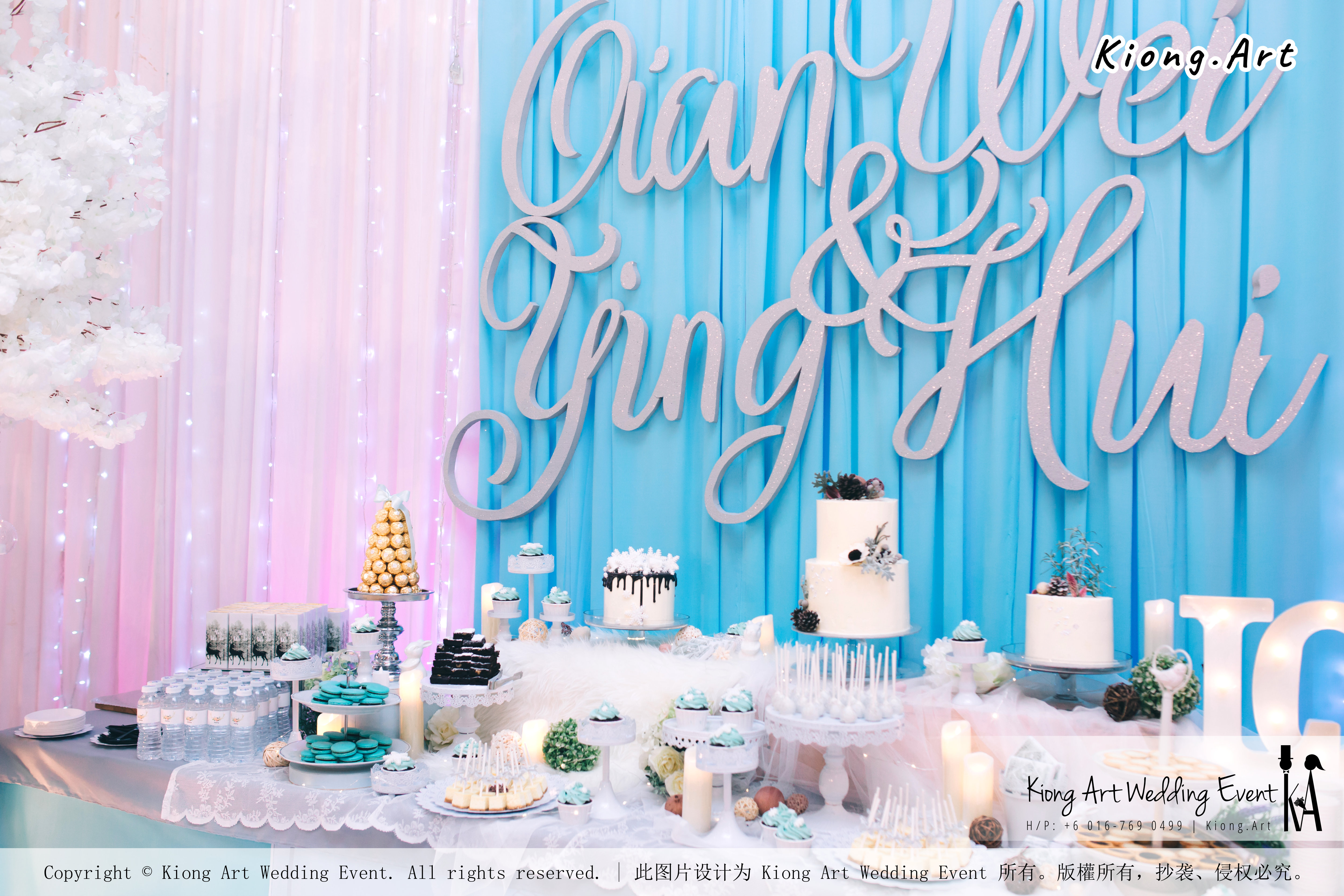 Kiong Art Wedding Event Kuala Lumpur Malaysia Wedding Decoration One-stop Wedding Planning Wedding Theme Fantasy Castle In The Snow Grand Sea View Restaurant A06-A01-02