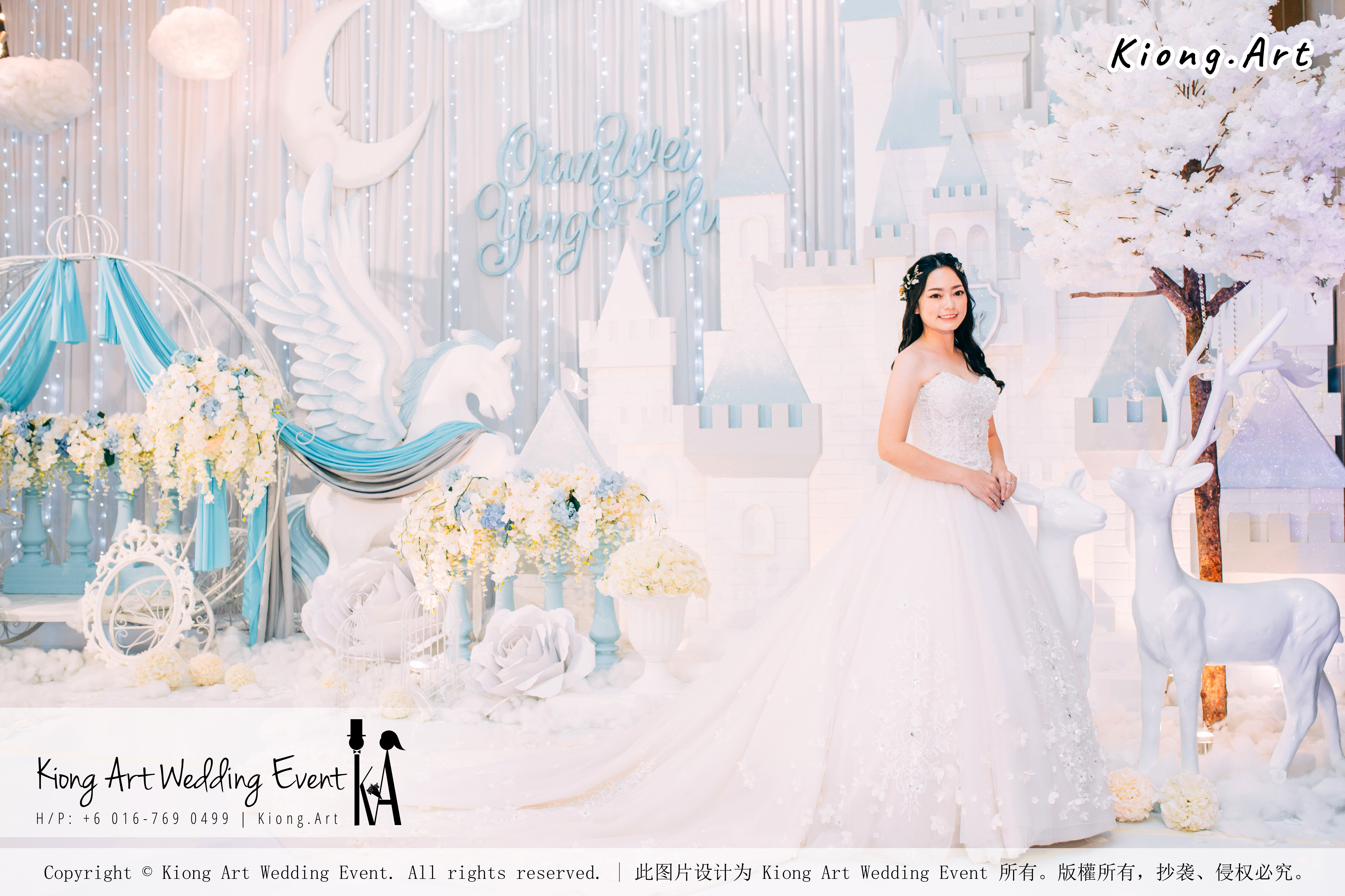 Kiong Art Wedding Event Kuala Lumpur Malaysia Wedding Decoration One-stop Wedding Planning Wedding Theme Fantasy Castle In The Snow Grand Sea View Restaurant A06-A01-40