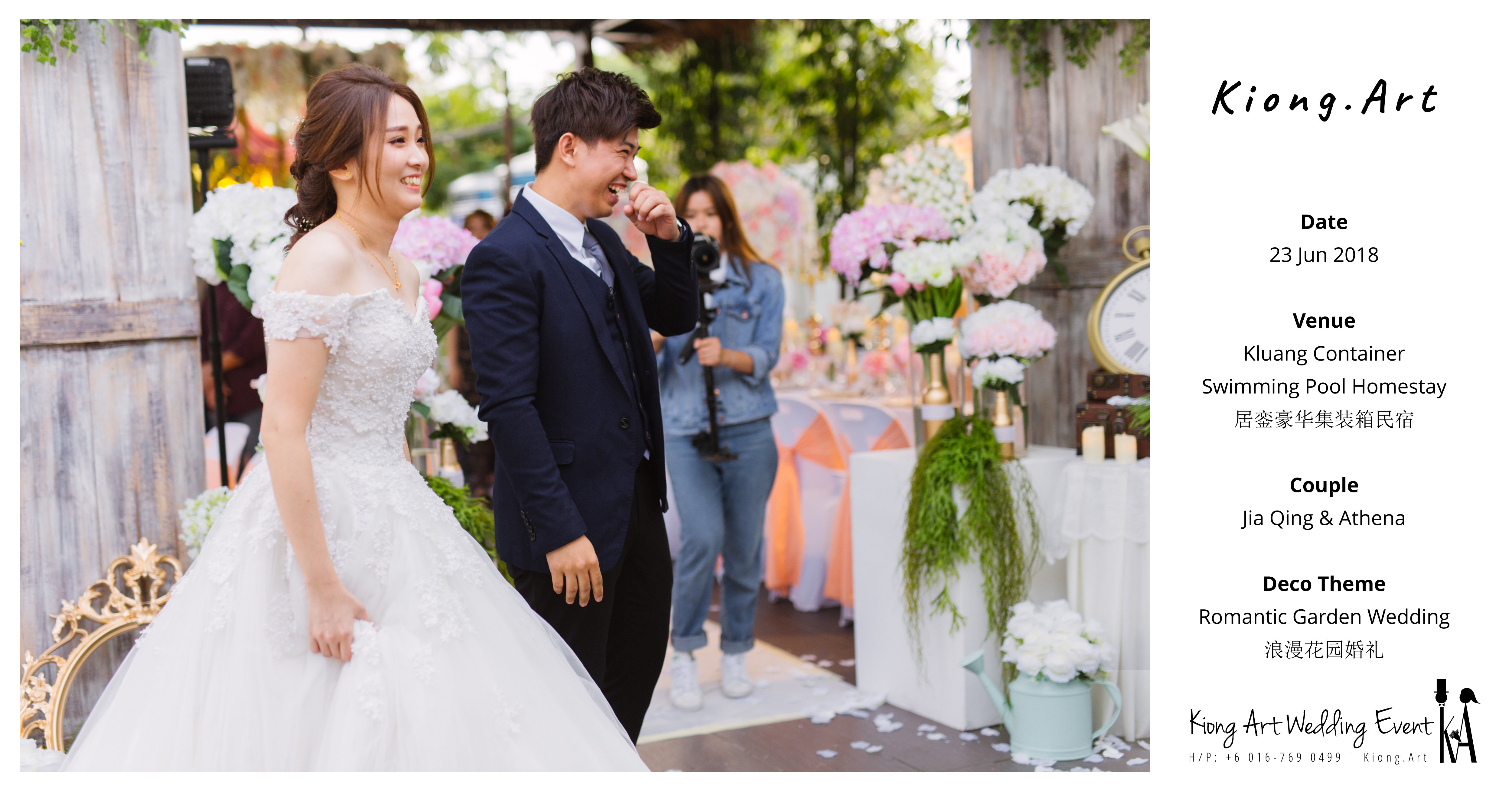 Romantic Garden Wedding @ 23 Jun 2018 | Wedding Theme