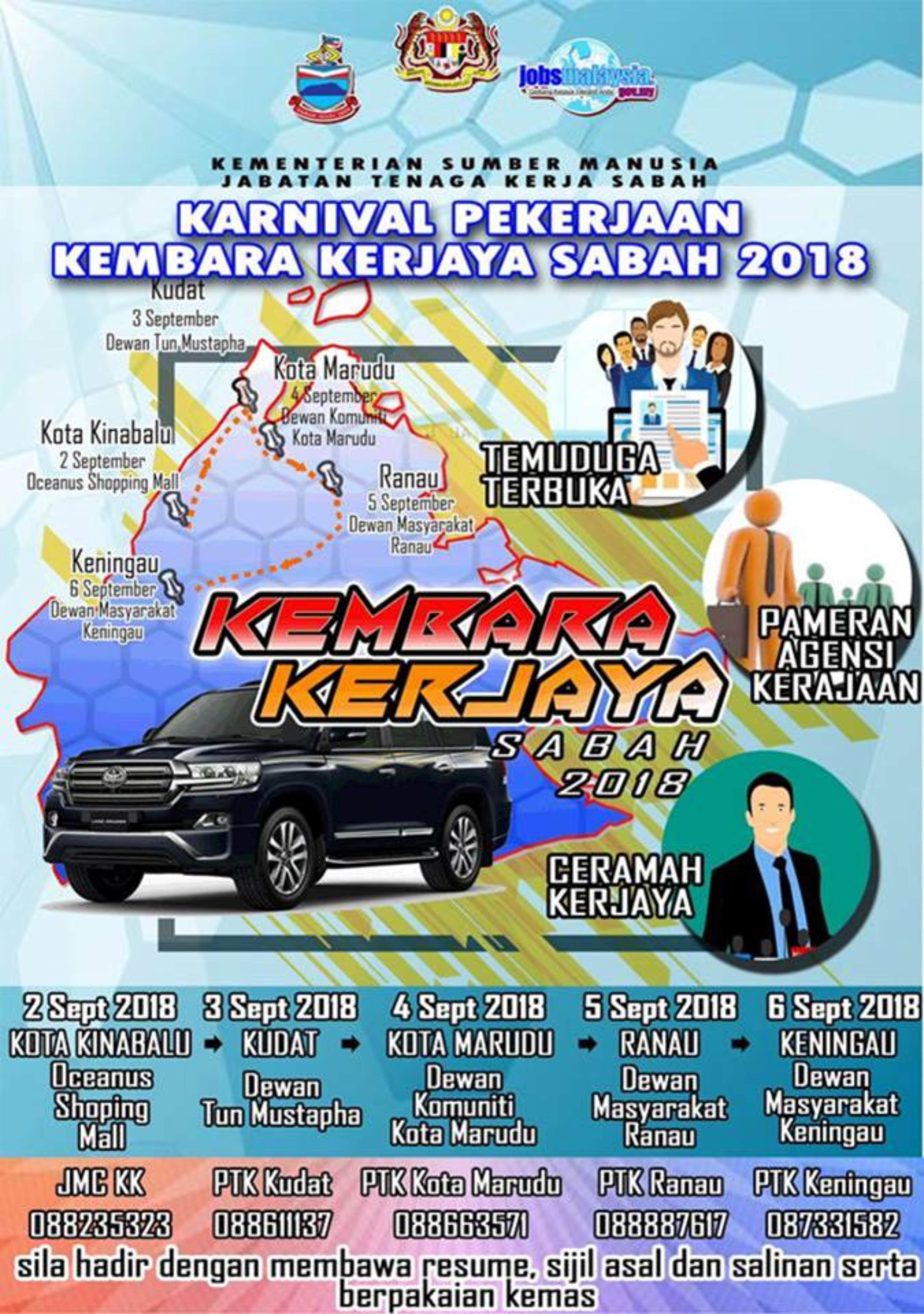 Malaysia Karnival Pekerjaan Kembara Kerjaya Sabah 2018 Agensi Pekerjaan Unilink Prospects Sdn Bhd 专业合法人力资源介绍所 A10