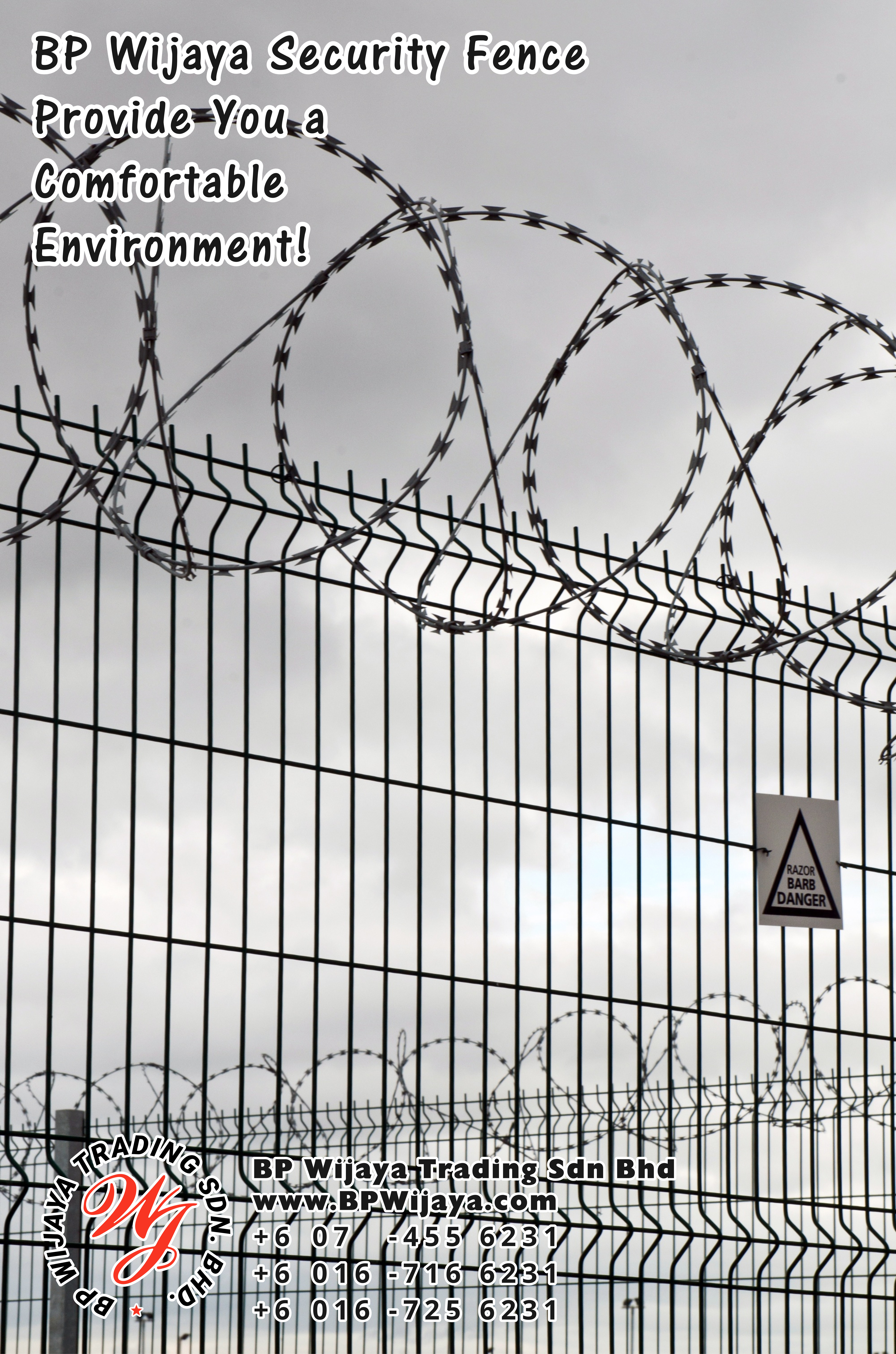 BP Wijaya Trading Sdn Bhd Malaysia Pahang Kuantan Temerloh Mentakab Manufacturer of Safety Fences Building Materials for Housing Construction Site Industial Security Fencing Factory A01-12