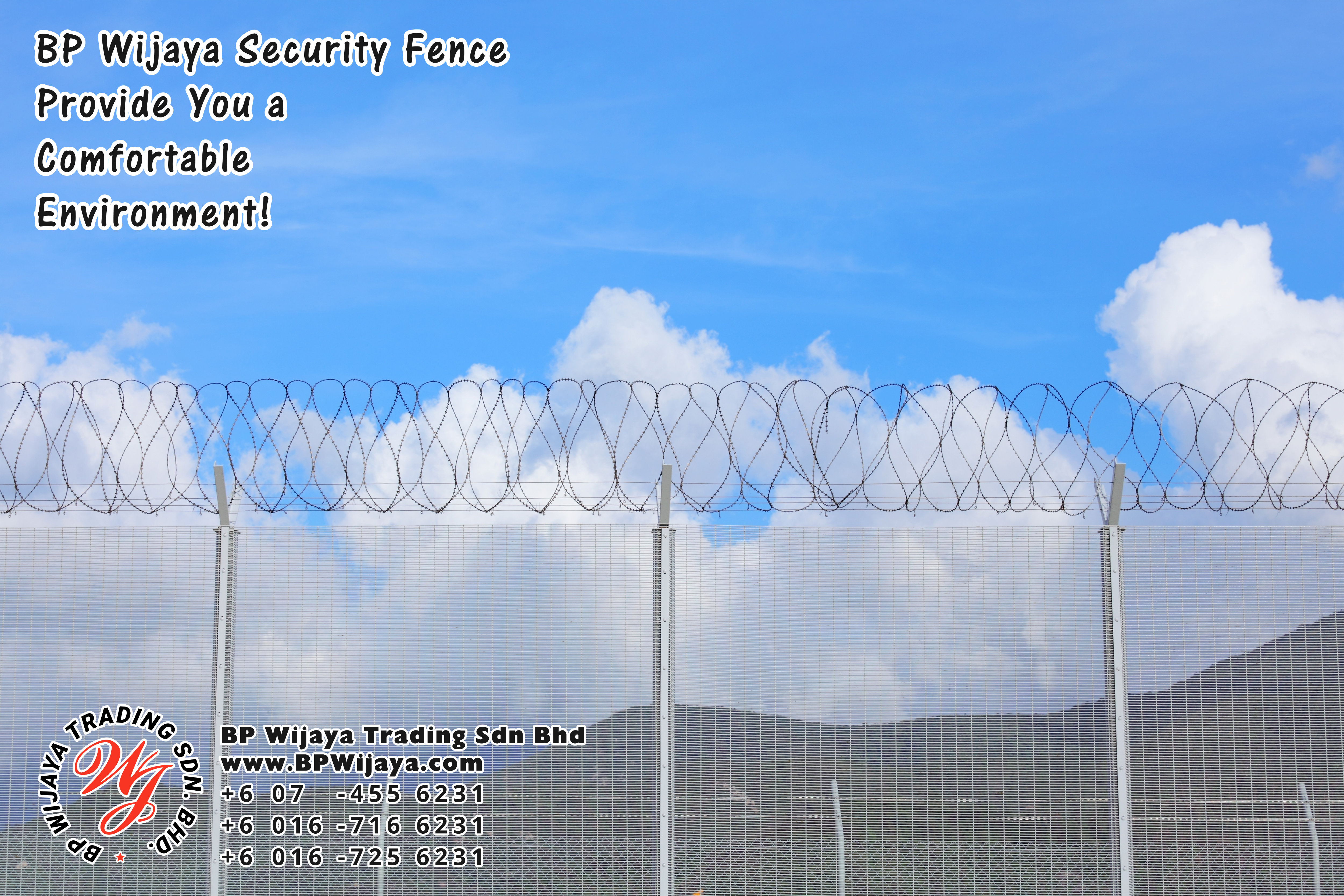 BP Wijaya Trading Sdn Bhd Malaysia Pahang Kuantan Temerloh Mentakab Manufacturer of Safety Fences Building Materials for Housing Construction Site Industial Security Fencing Factory A01-15