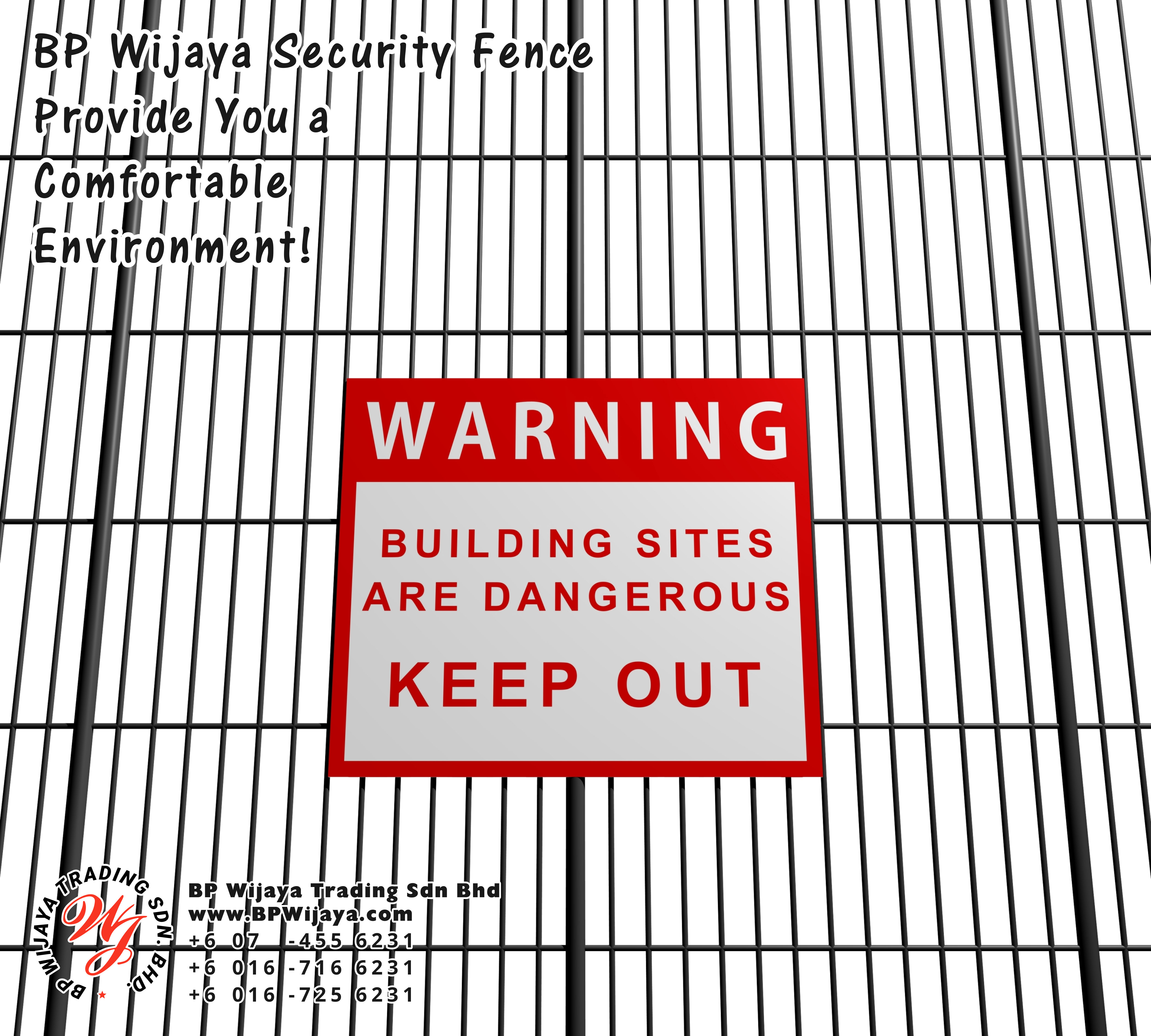BP Wijaya Trading Sdn Bhd Malaysia Pahang Kuantan Temerloh Mentakab Manufacturer of Safety Fences Building Materials for Housing Construction Site Industial Security Fencing Factory A01-44