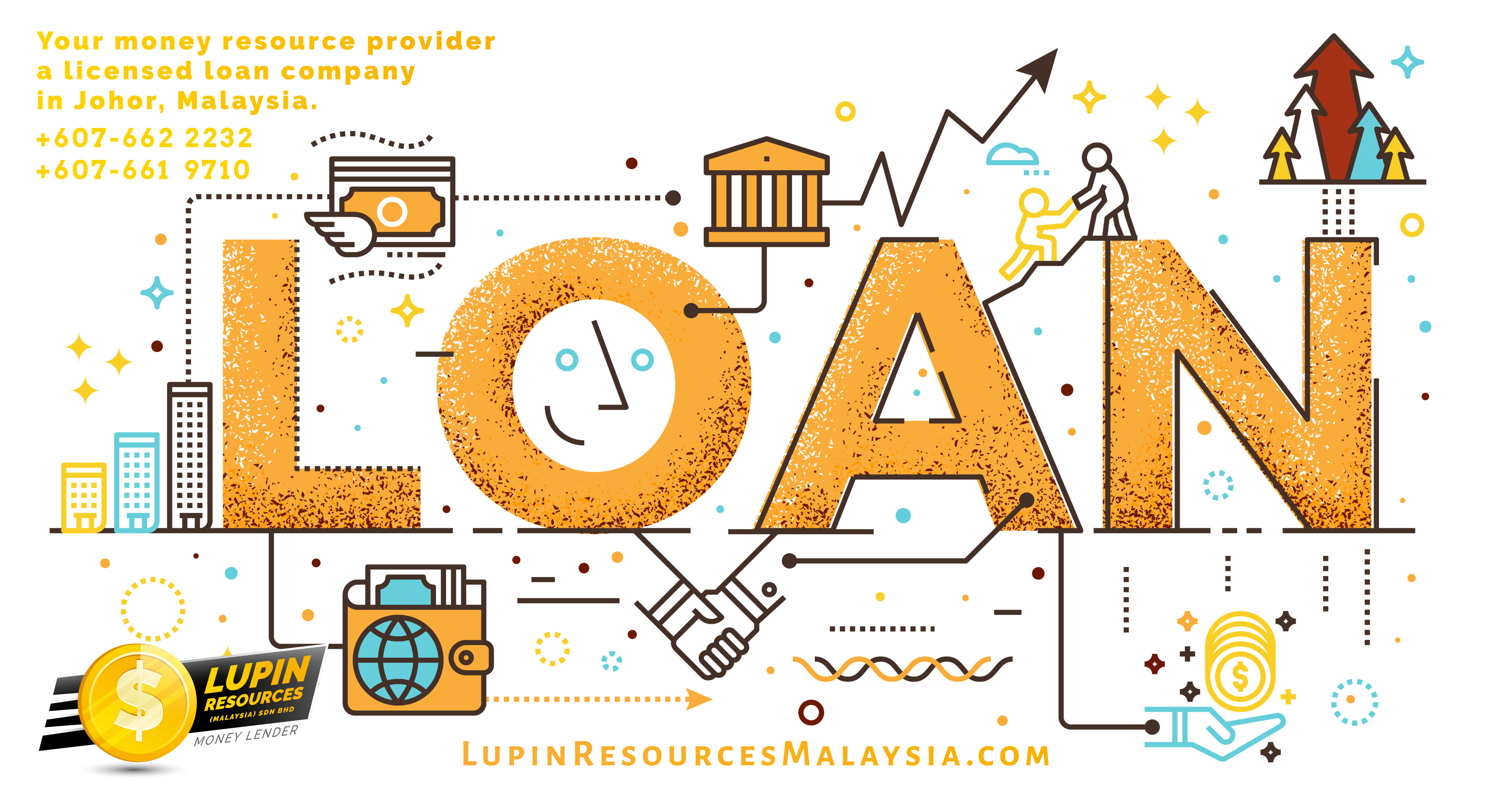 Johor Licensed Loan Company Licensed Money Lender Lupin Resources Malaysia SDN BHD Your money resource provider Kulai Johor Bahru Johor Malaysia Business Loan A00-01