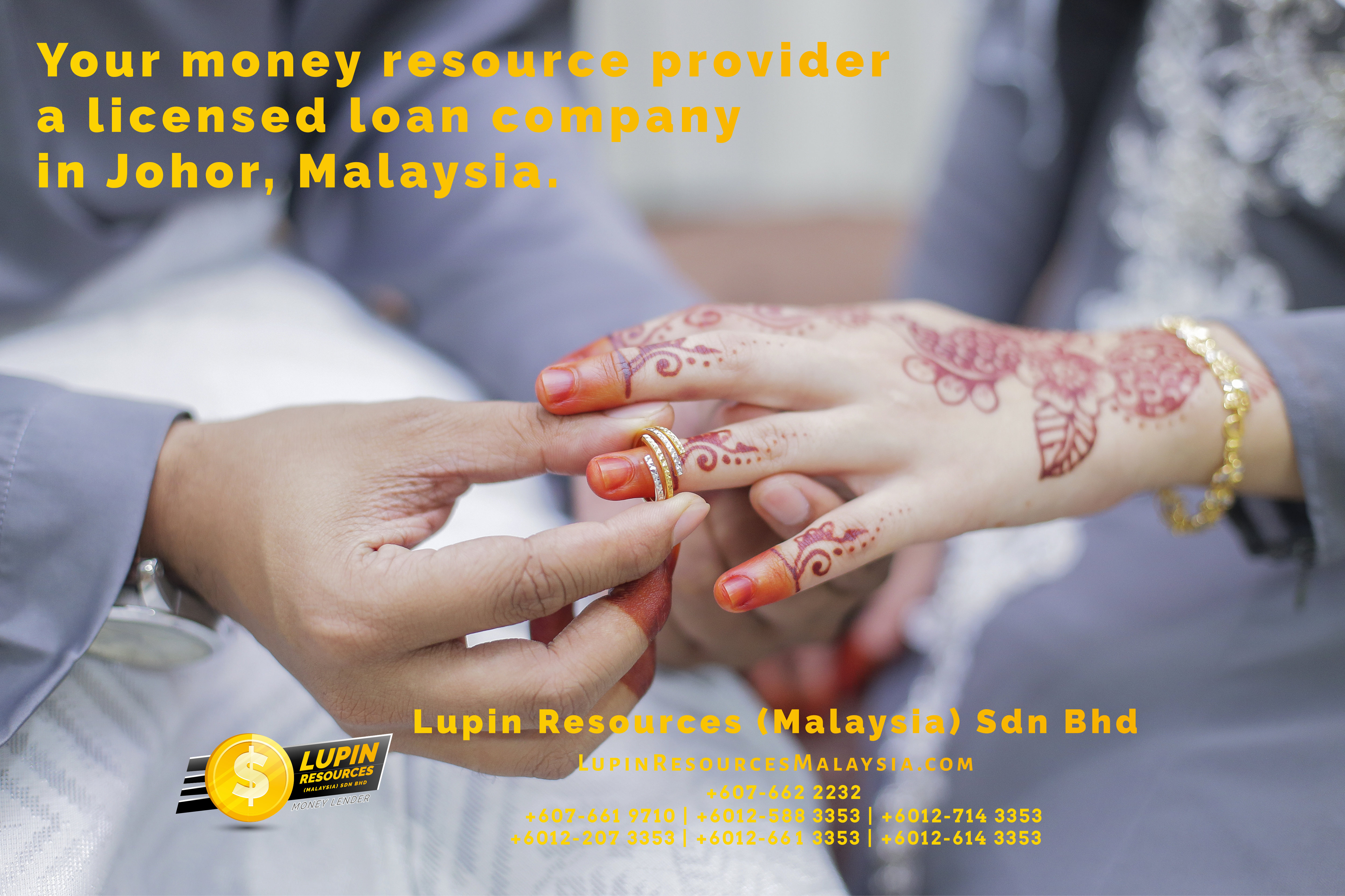 Johor Licensed Loan Company Licensed Money Lender Lupin Resources Malaysia SDN BHD Your money resource provider Kulai Johor Bahru Johor Malaysia Business Loan A01-22
