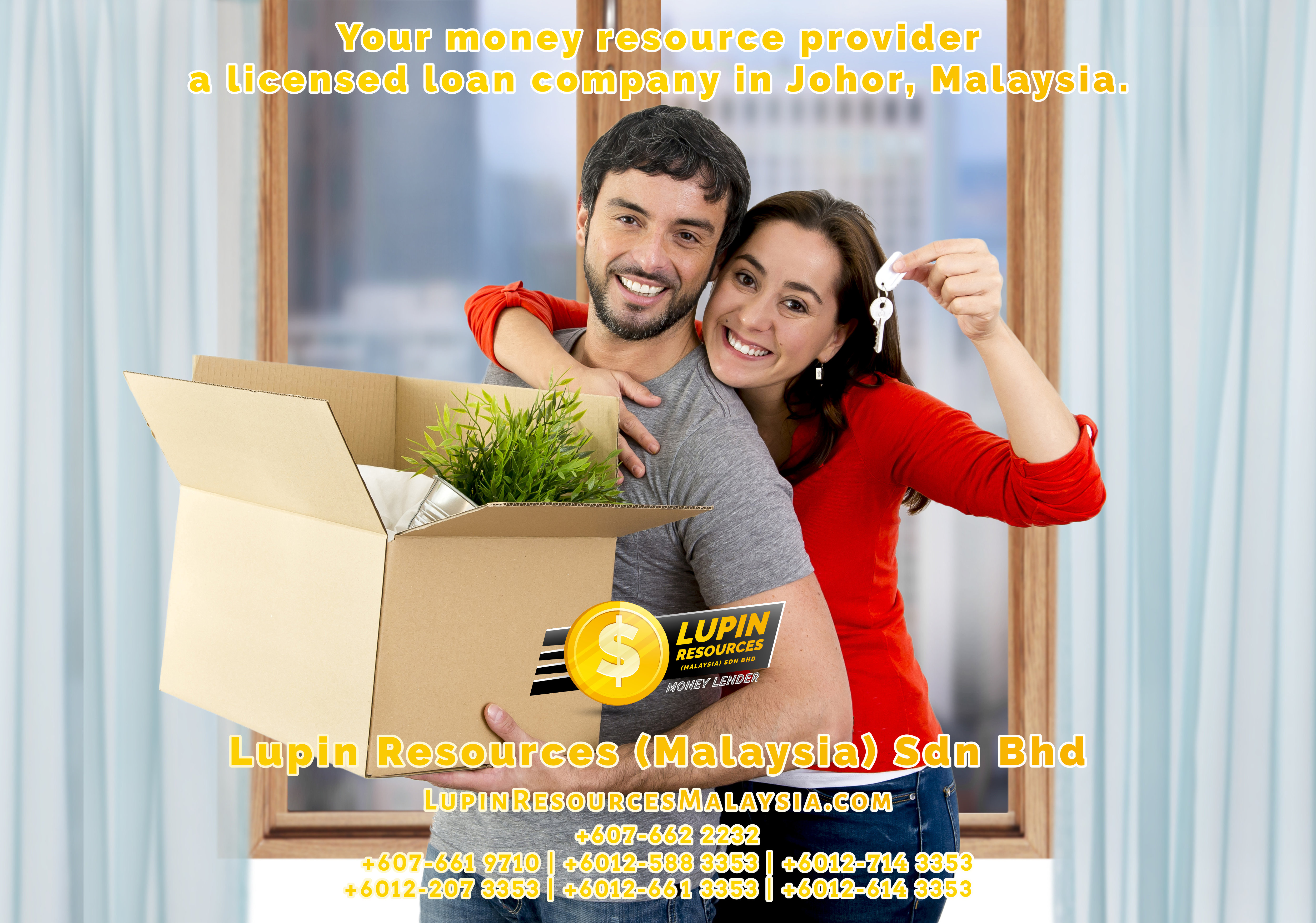Johor Licensed Loan Company Licensed Money Lender Lupin Resources Malaysia SDN BHD Your money resource provider Kulai Johor Bahru Johor Malaysia Business Loan A01-32