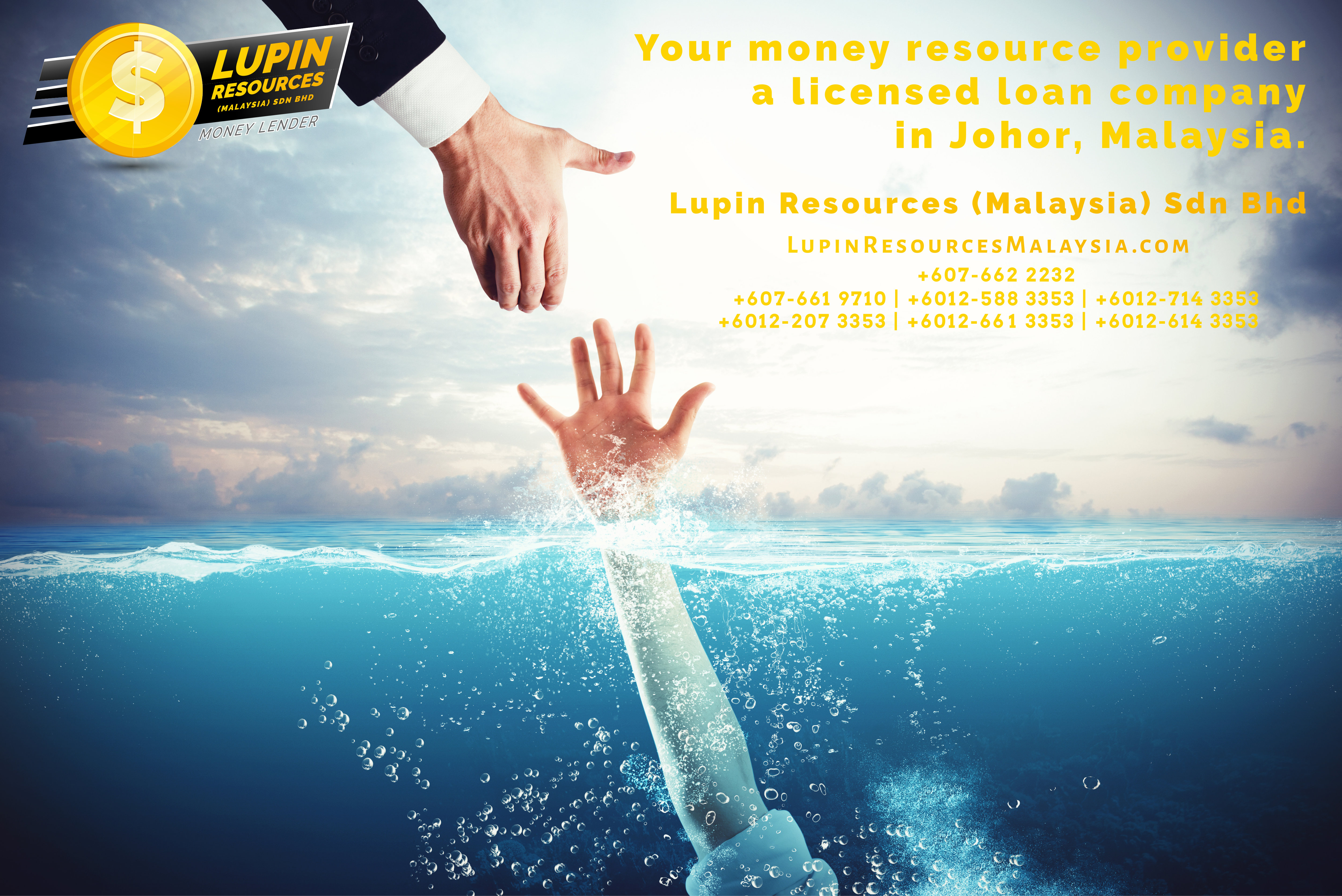 Johor Licensed Loan Company Licensed Money Lender Lupin Resources Malaysia SDN BHD Your money resource provider Kulai Johor Bahru Johor Malaysia Business Loan A01-75