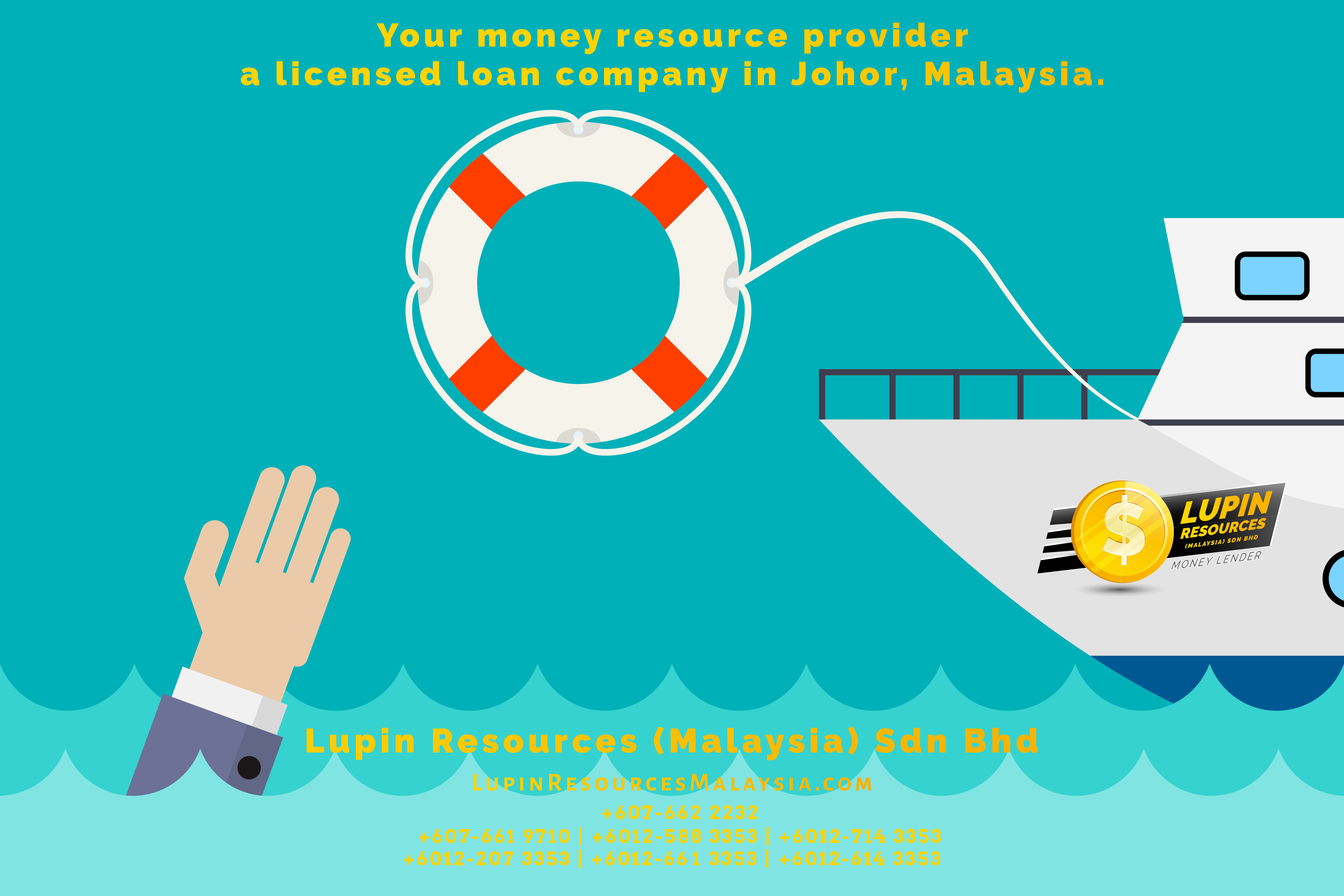 Johor Licensed Loan Company Licensed Money Lender Lupin Resources Malaysia SDN BHD Your money resource provider Kulai Johor Bahru Johor Malaysia Business Loan A01-79