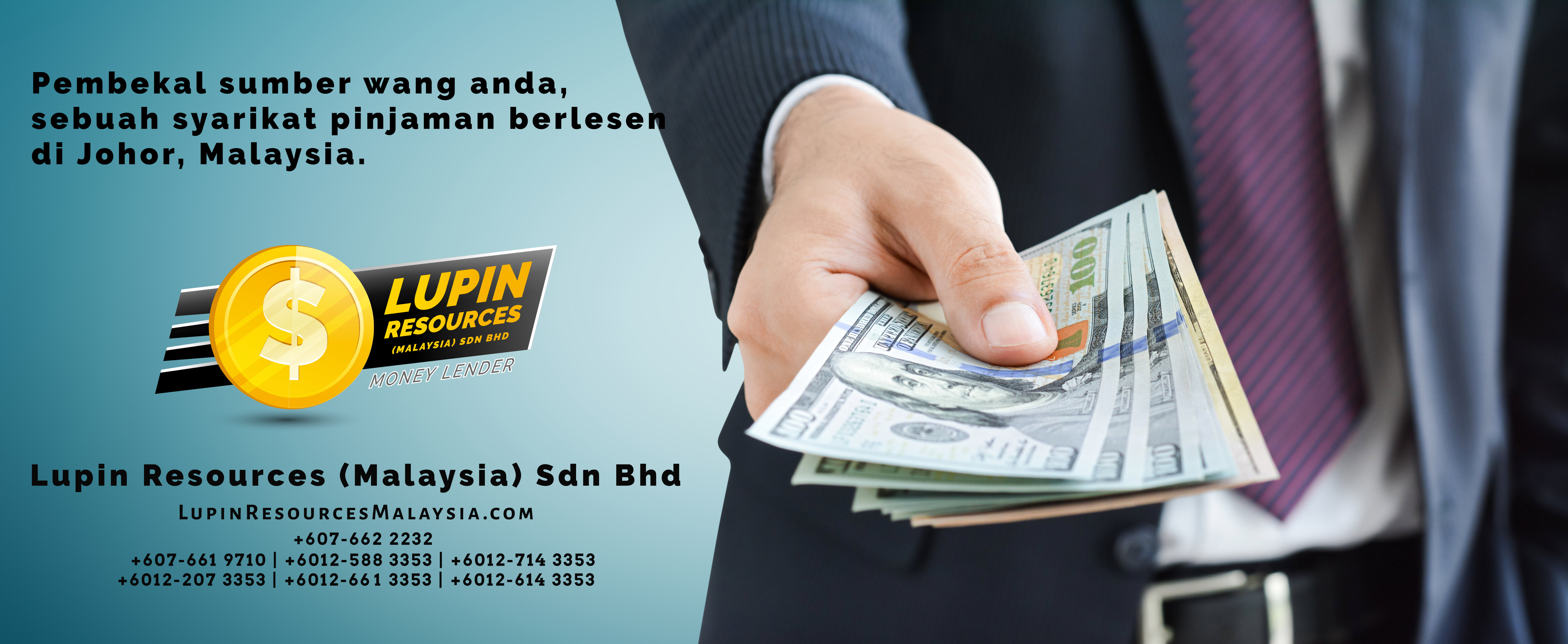 Johor Syarikat Pinjaman Berlesen Lupin Resources Malaysia SDN BHD Pembekal Sumber Wang Anda Kulai Johor Bahru Johor Malaysia Pinjaman Perniagaan Pinjaman Peribadi A01-40