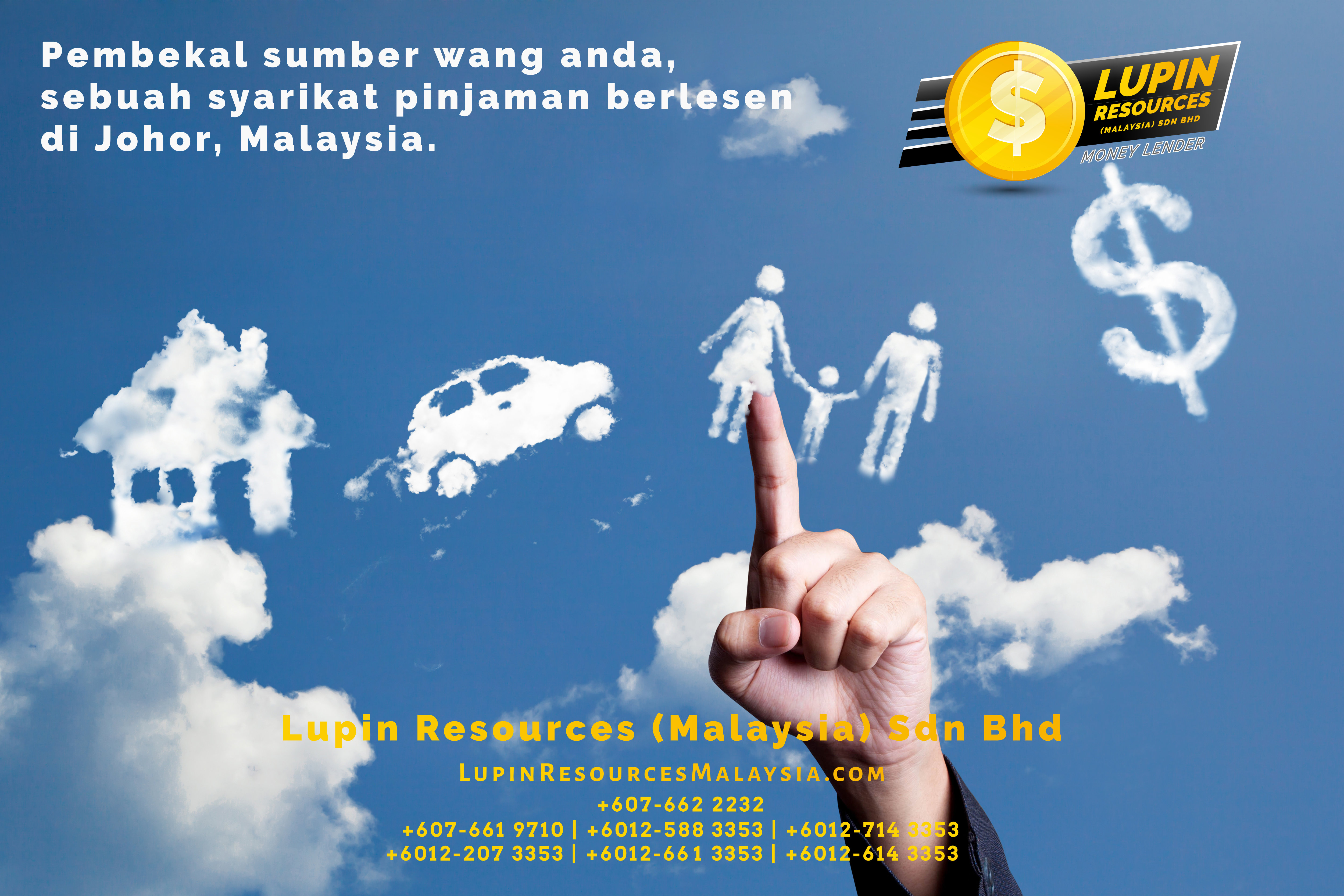 Johor Syarikat Pinjaman Berlesen Lupin Resources Malaysia SDN BHD Pembekal Sumber Wang Anda Kulai Johor Bahru Johor Malaysia Pinjaman Perniagaan Pinjaman Peribadi A01-42