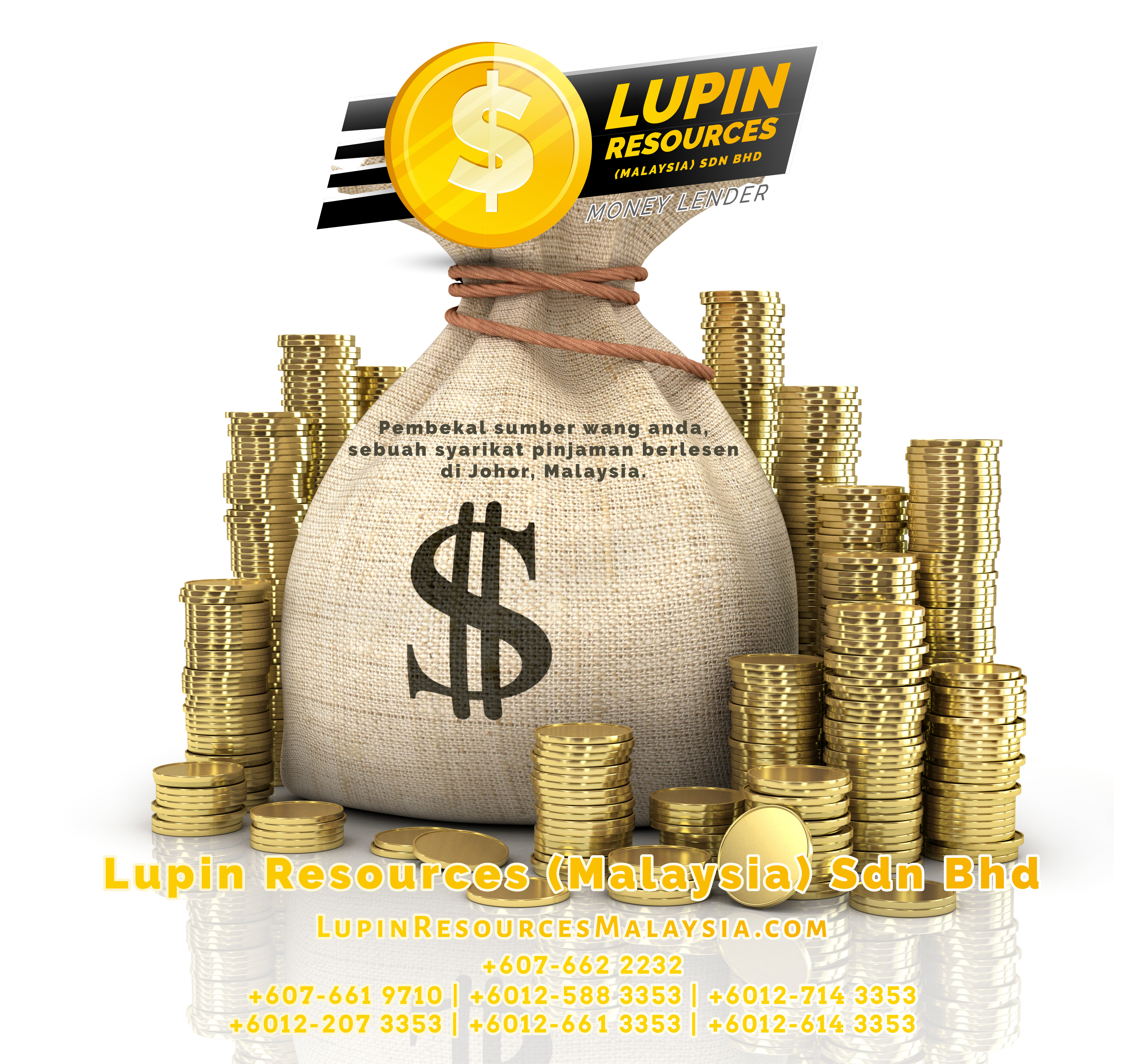 Johor Syarikat Pinjaman Berlesen Lupin Resources Malaysia SDN BHD Pembekal Sumber Wang Anda Kulai Johor Bahru Johor Malaysia Pinjaman Perniagaan Pinjaman Peribadi A01-45