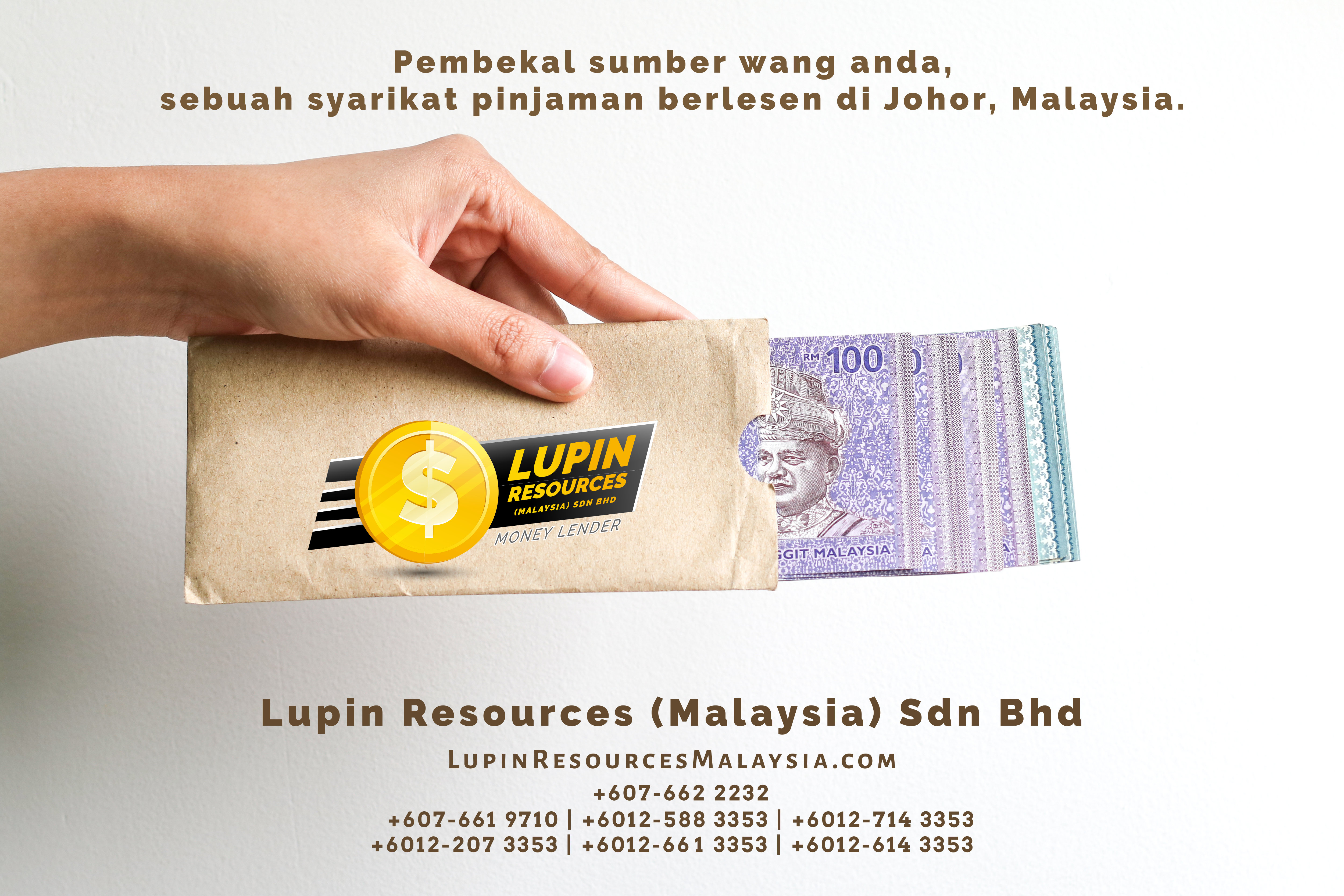 Johor Syarikat Pinjaman Berlesen Lupin Resources Malaysia SDN BHD Pembekal Sumber Wang Anda Kulai Johor Bahru Johor Malaysia Pinjaman Perniagaan Pinjaman Peribadi A01-77