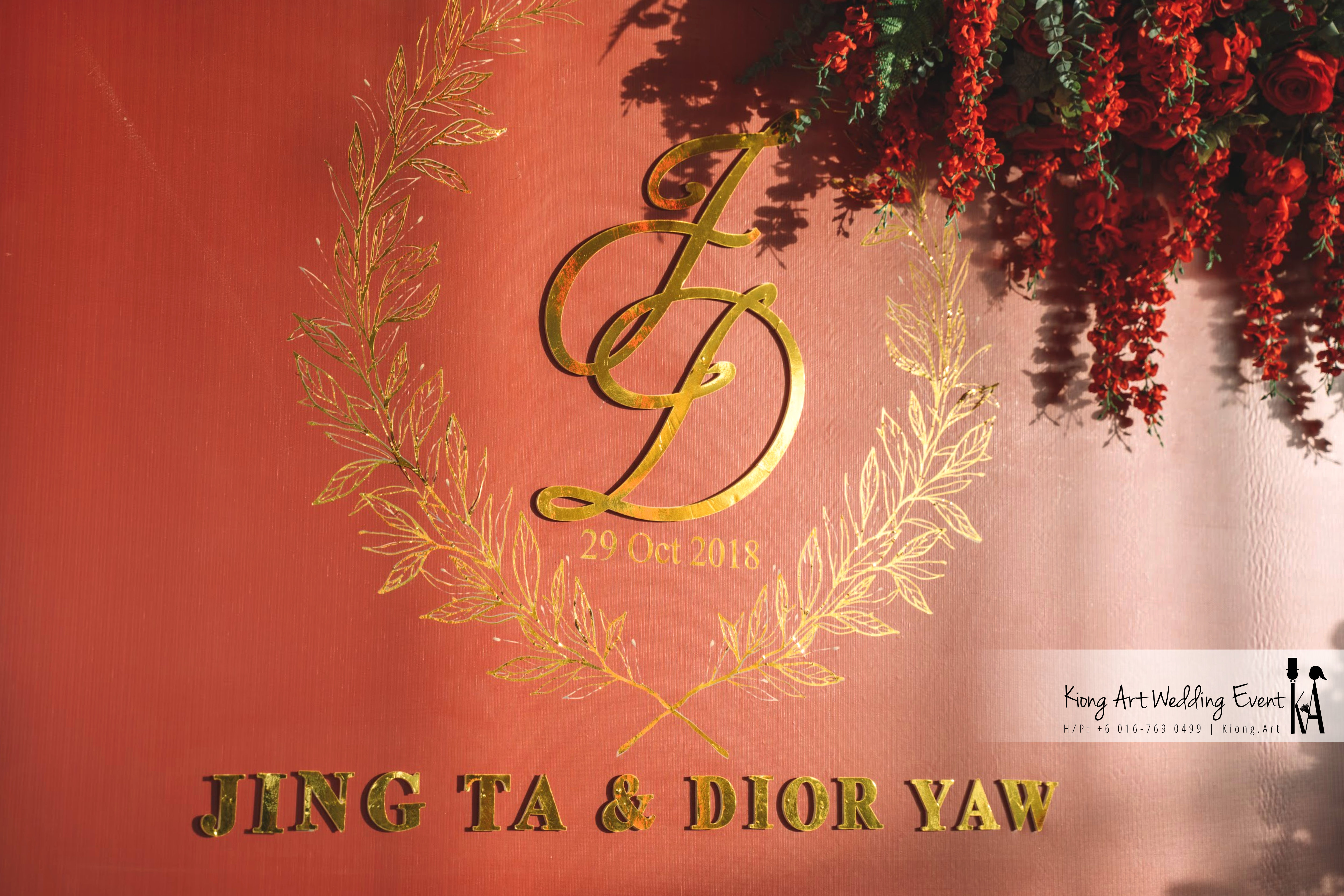 Kiong Art Wedding Event Kuala Lumpur Malaysia Wedding Decoration One-stop Wedding Planning Jing Ta and Dior Yaw 柔佛永平德教会礼堂 A09-A01-11