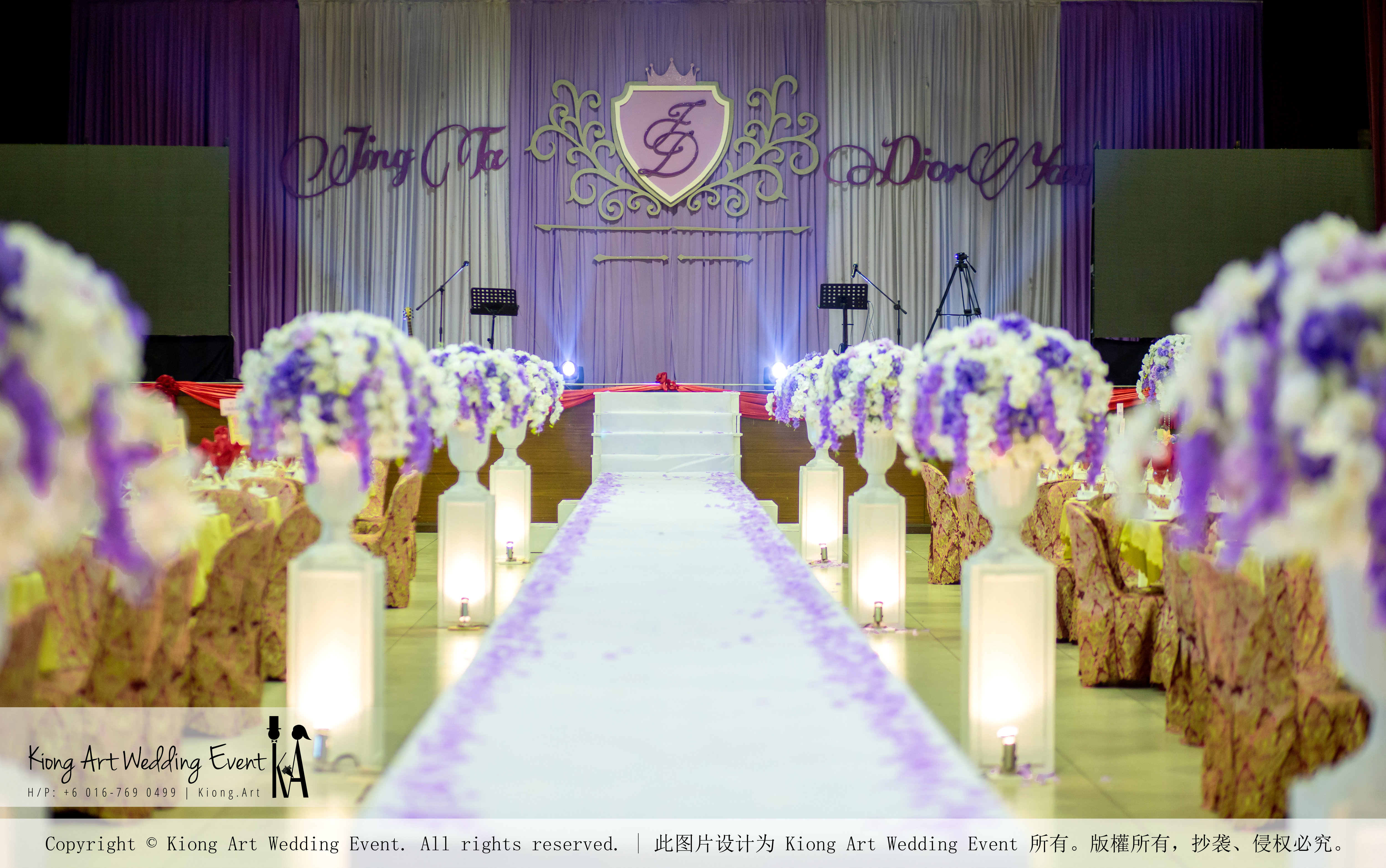 Kiong Art Wedding Event Kuala Lumpur Malaysia Wedding Decoration One-stop Wedding Planning Jing Ta and Dior Yaw 柔佛永平德教会礼堂 A09-B01-08