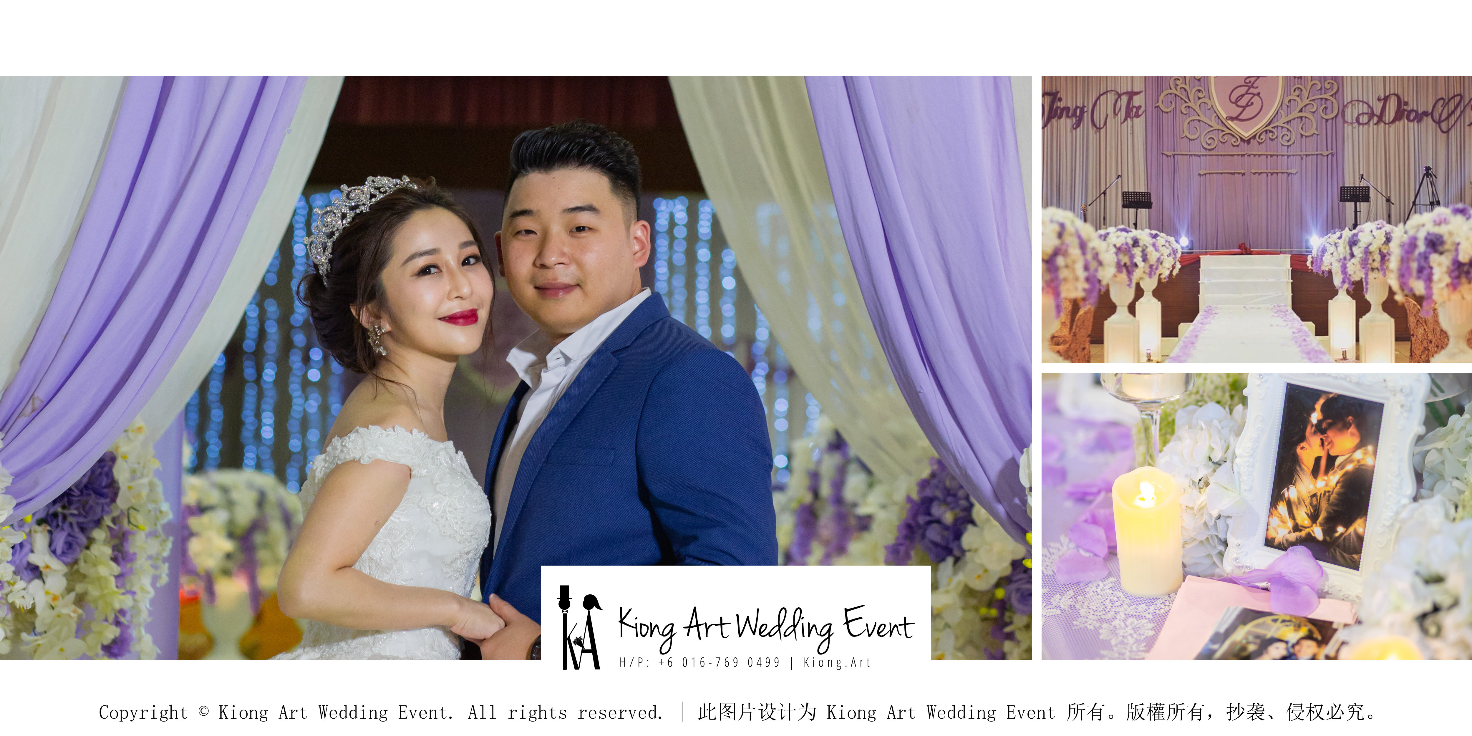 kiong art wedding event kuala lumpur malaysia wedding decoration one-stop wedding planning jing ta and dior yaw 柔佛永平德教会礼