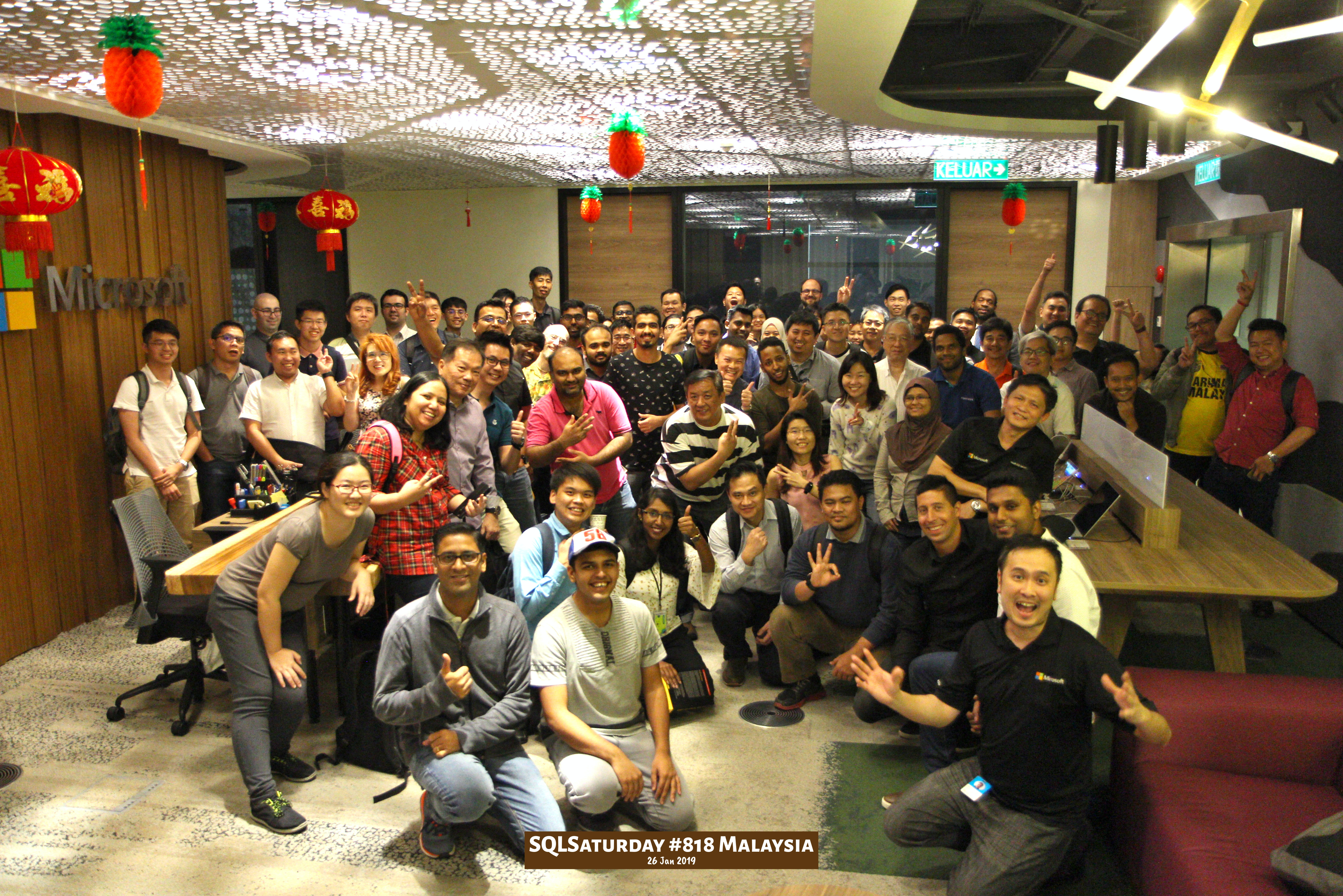 SQLSaturday 818 Malaysia 26 Jan 2019 at Microsoft Malaysia SQLSaturday is a training event for SQL Server professionals and those wanting to learn about SQL Server PA002