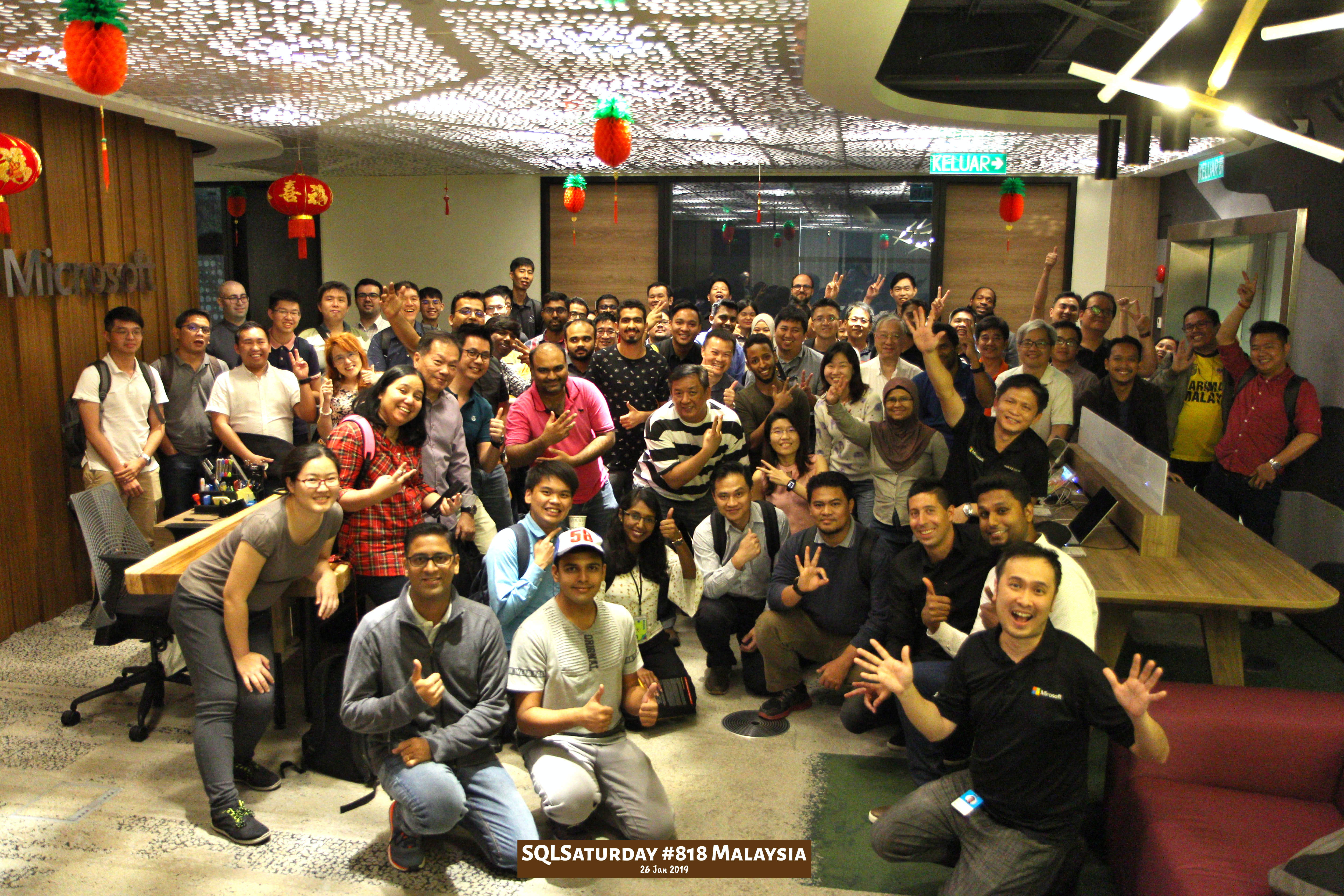 SQLSaturday 818 Malaysia 26 Jan 2019 at Microsoft Malaysia SQLSaturday is a training event for SQL Server professionals and those wanting to learn about SQL Server PA003
