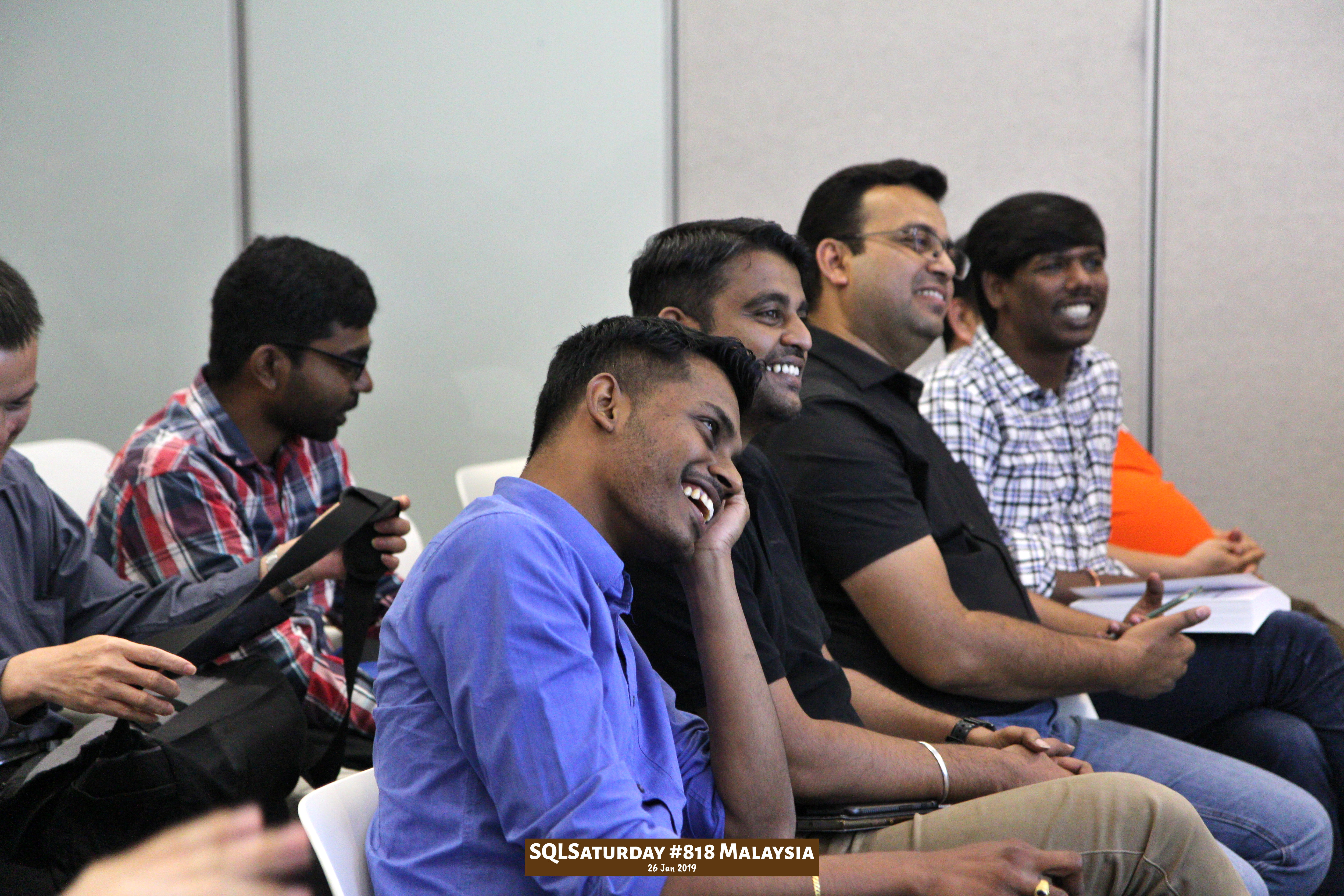 SQLSaturday 818 Malaysia 26 Jan 2019 at Microsoft Malaysia SQLSaturday is a training event for SQL Server professionals and those wanting to learn about SQL Server PA012