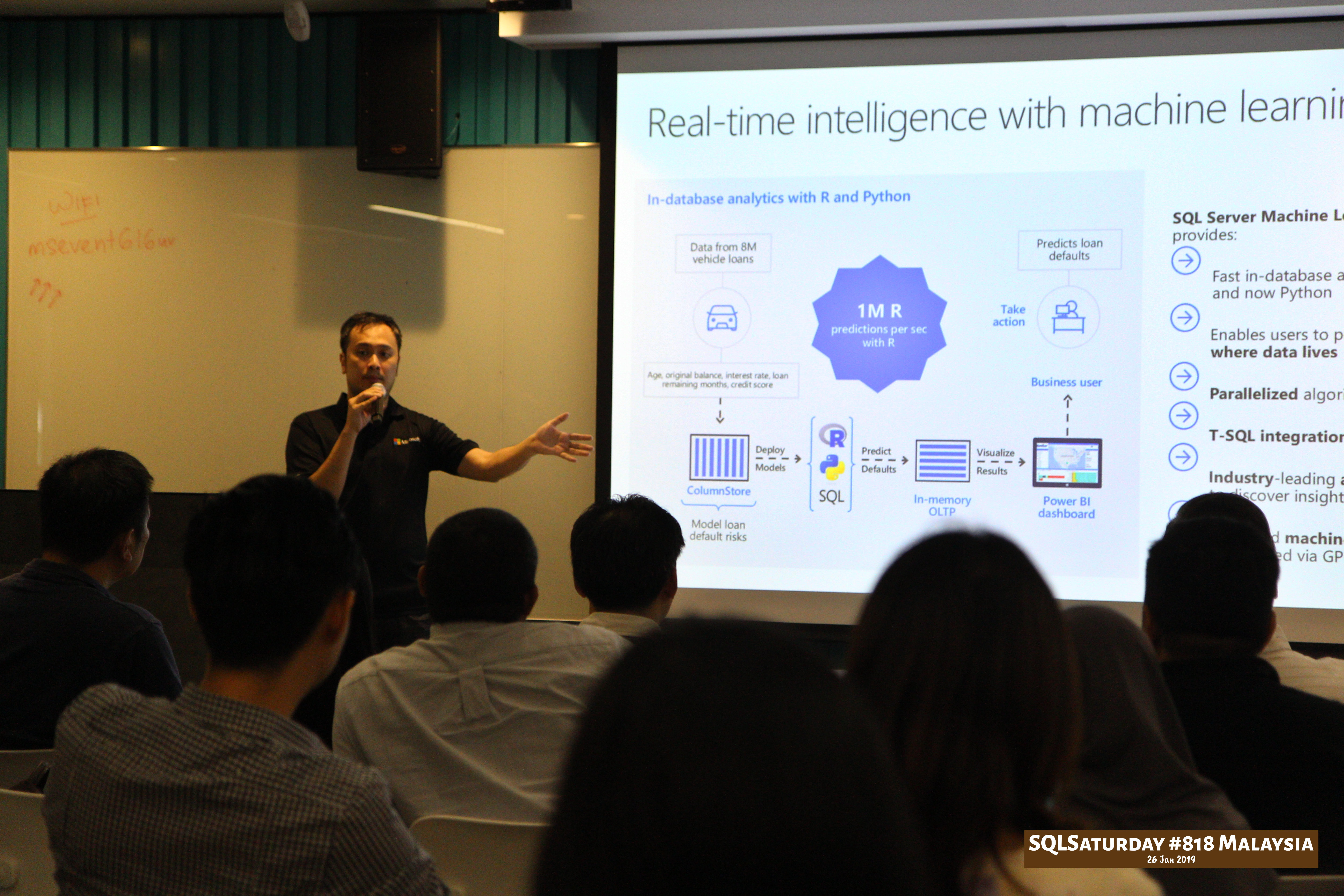 SQLSaturday 818 Malaysia 26 Jan 2019 at Microsoft Malaysia SQLSaturday is a training event for SQL Server professionals and those wanting to learn about SQL Server PC005