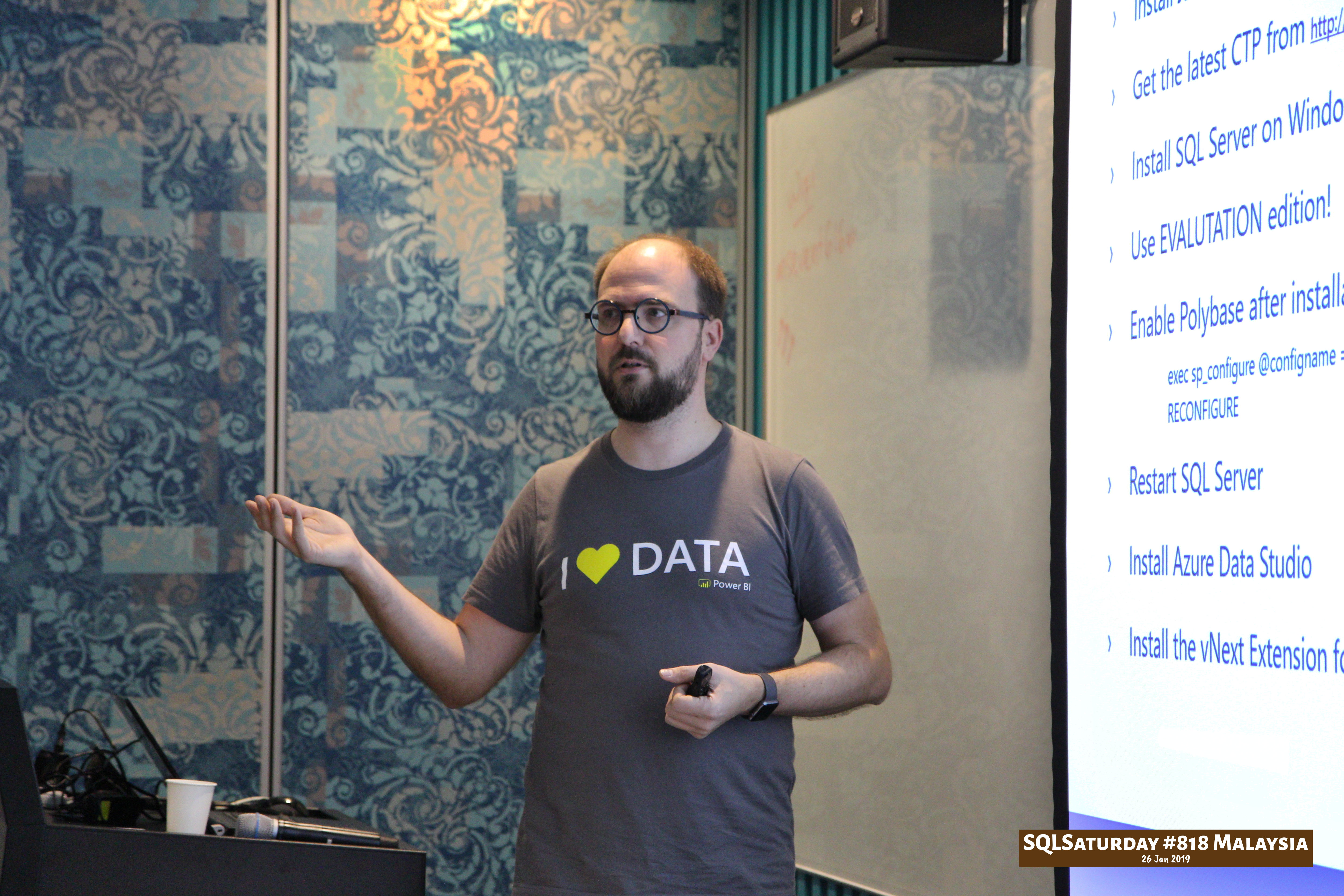 SQLSaturday 818 Malaysia 26 Jan 2019 at Microsoft Malaysia SQLSaturday is a training event for SQL Server professionals and those wanting to learn about SQL Server PC029