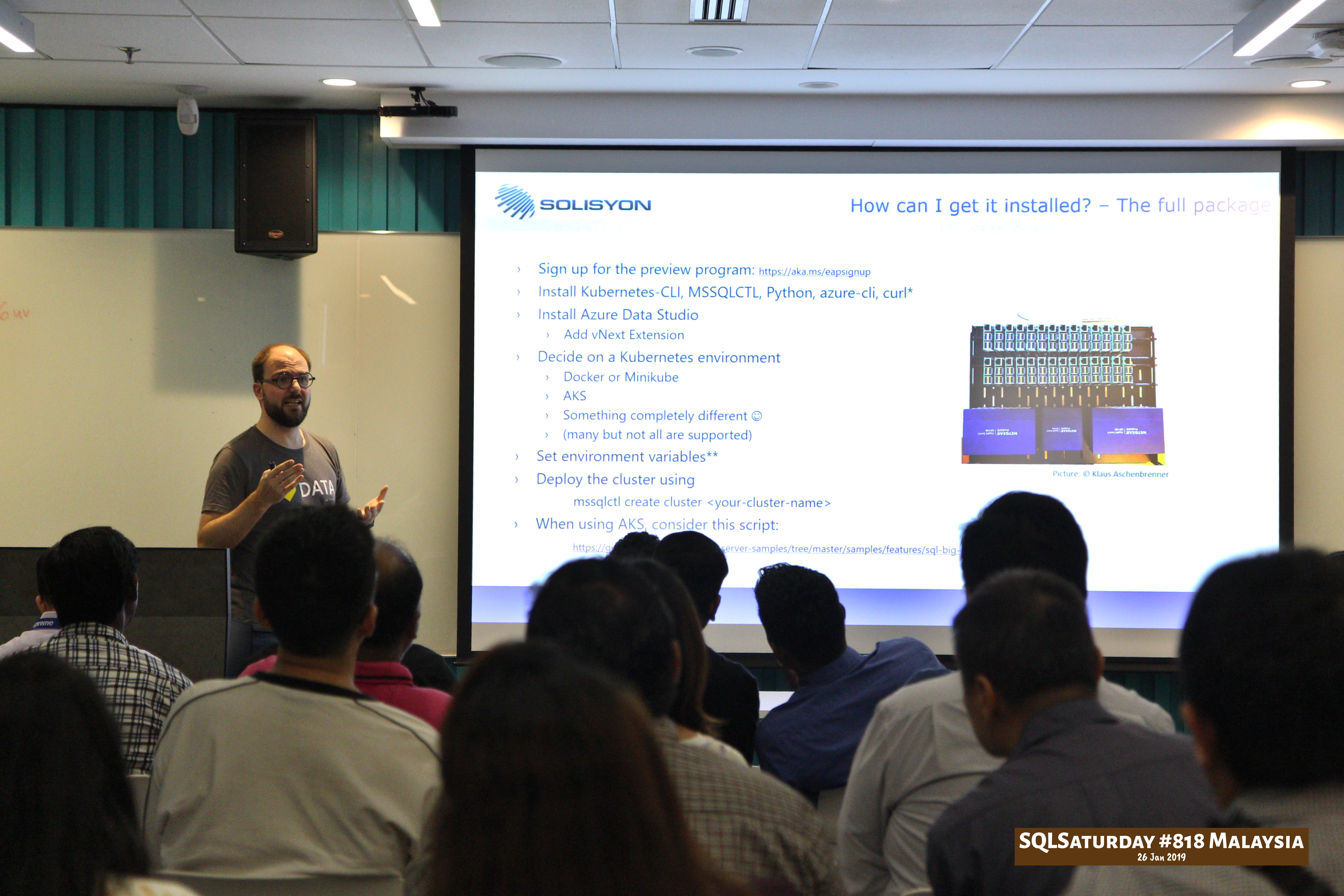 SQLSaturday 818 Malaysia 26 Jan 2019 at Microsoft Malaysia SQLSaturday is a training event for SQL Server professionals and those wanting to learn about SQL Server PC030