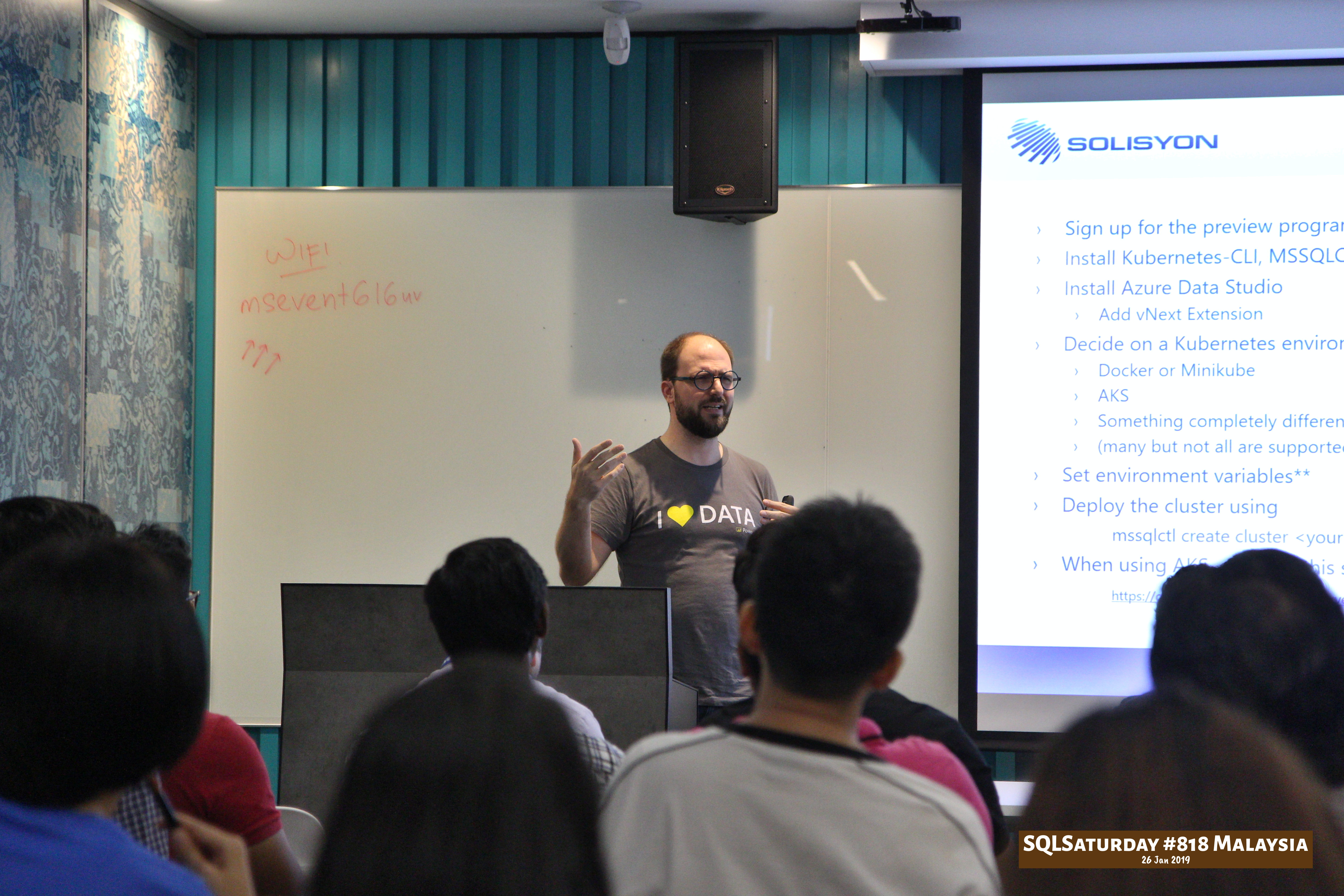 SQLSaturday 818 Malaysia 26 Jan 2019 at Microsoft Malaysia SQLSaturday is a training event for SQL Server professionals and those wanting to learn about SQL Server PC031
