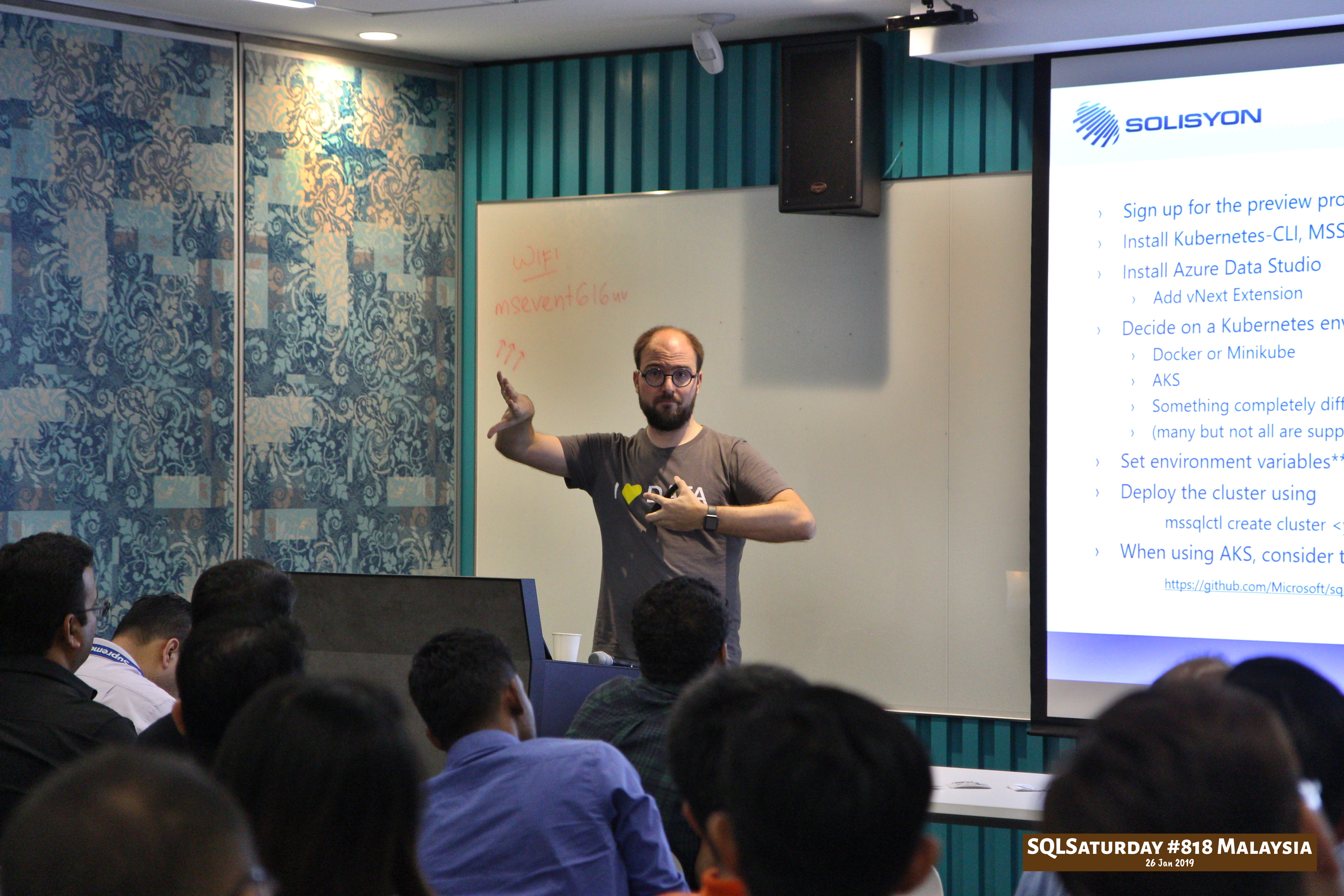 SQLSaturday 818 Malaysia 26 Jan 2019 at Microsoft Malaysia SQLSaturday is a training event for SQL Server professionals and those wanting to learn about SQL Server PC035