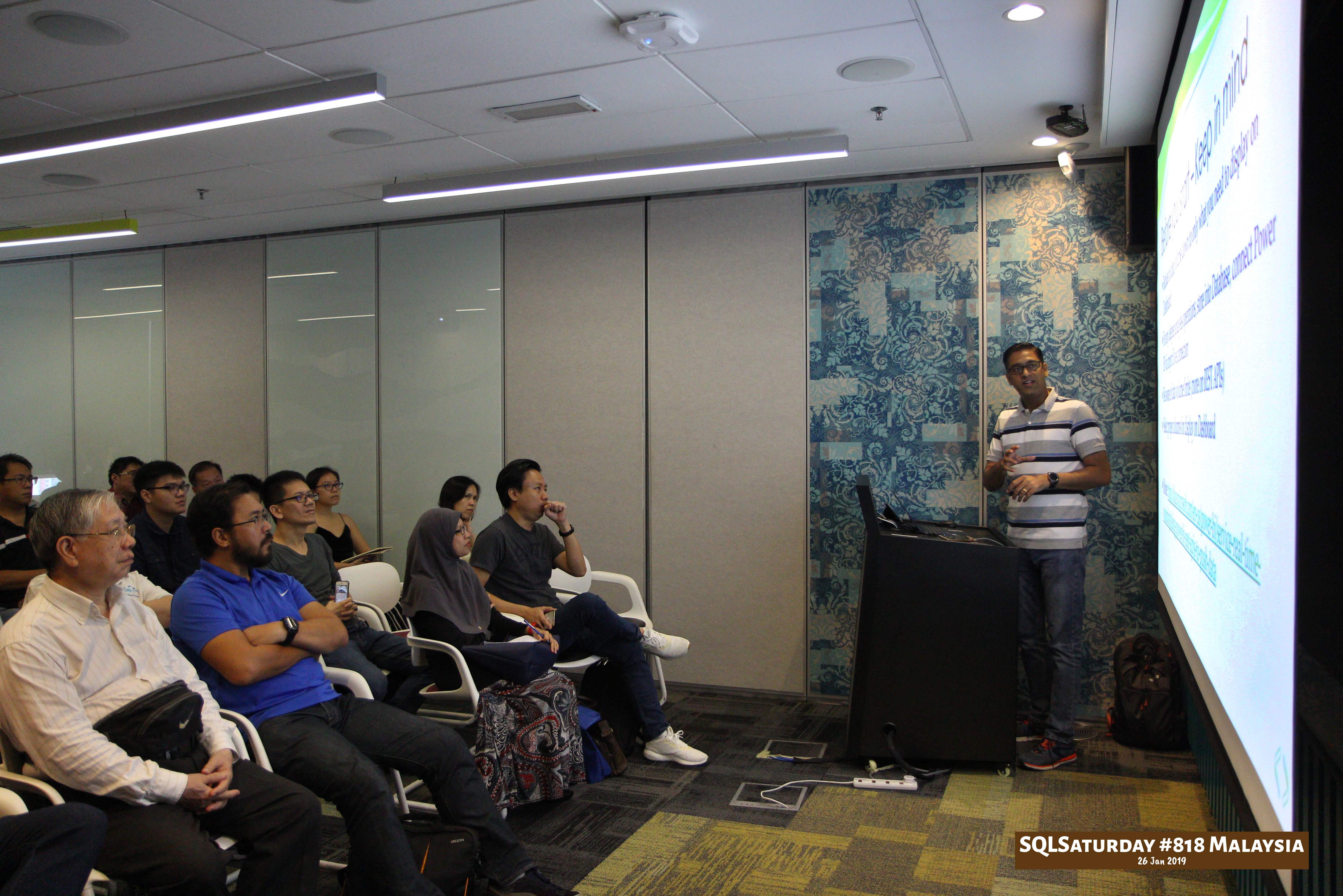 SQLSaturday 818 Malaysia 26 Jan 2019 at Microsoft Malaysia SQLSaturday is a training event for SQL Server professionals and those wanting to learn about SQL Server PC038